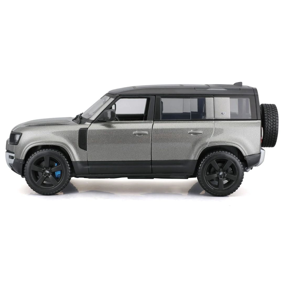 2022 Grey Land Rover Defender 1:24 Scale Die-Cast Car by Bburago -Bburago - India - www.superherotoystore.com