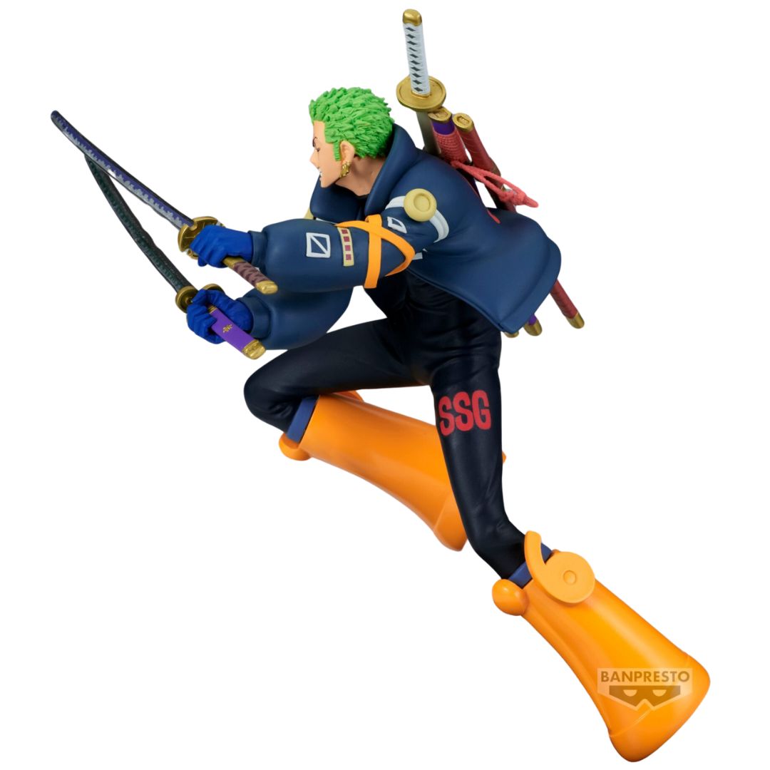 One Piece Battle Record Collection - Roronoa Zoro Statue By Banpresto -Banpresto - India - www.superherotoystore.com