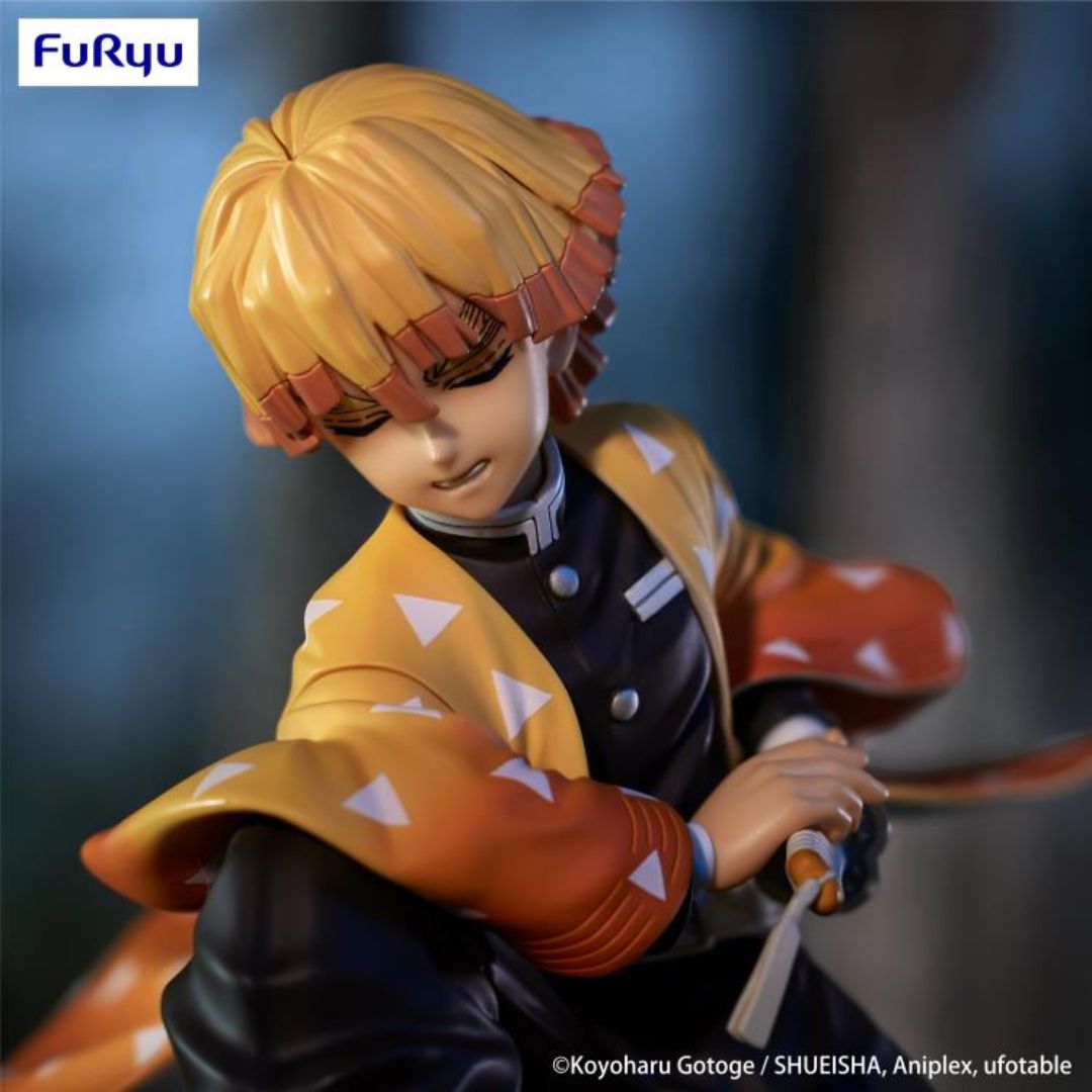 Demon Slayer: Kimetsu No Yaiba Noodle Stopper Statue -Agatsuma Zenitsu By Furyu -Furyu - India - www.superherotoystore.com