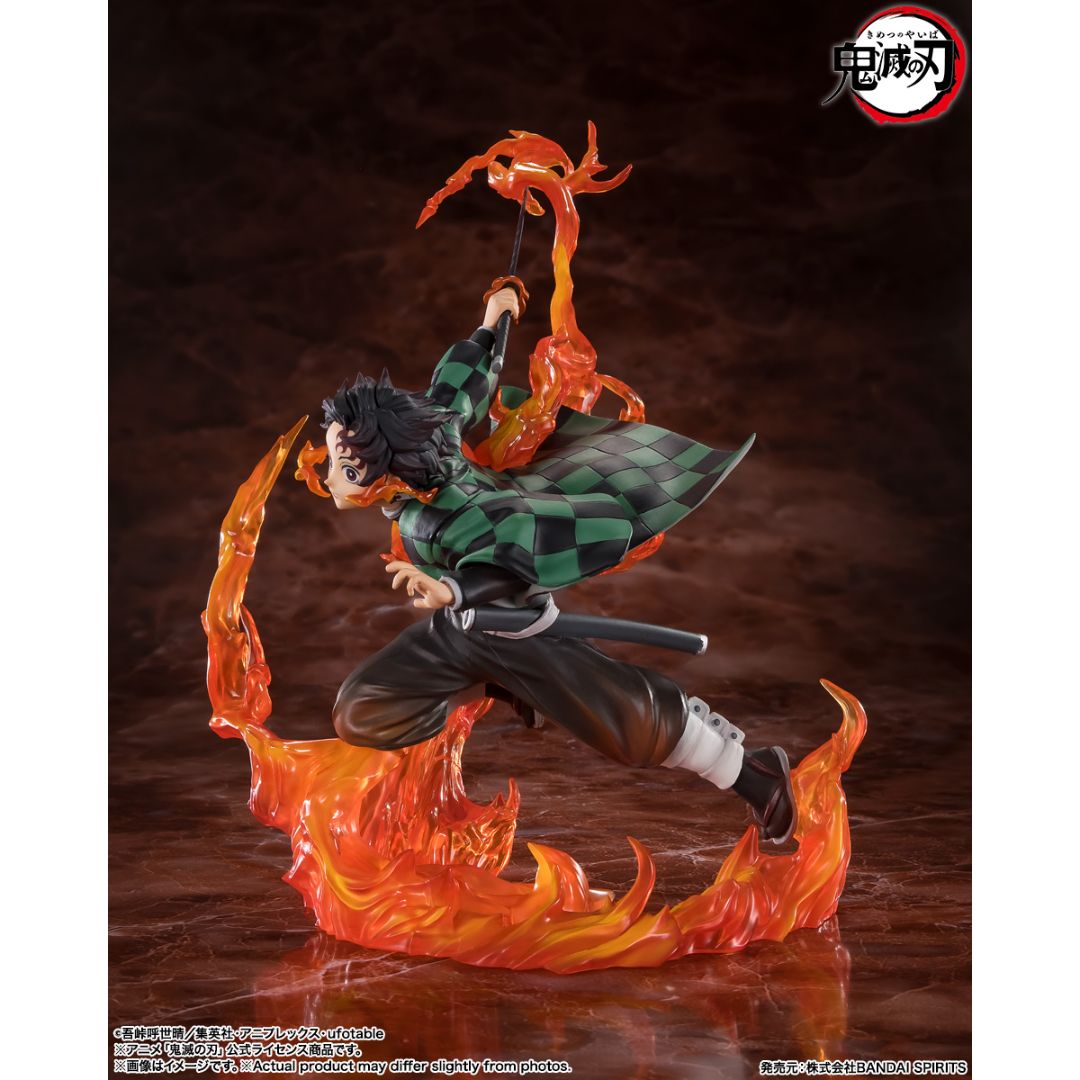 Demon Slayer Tanjiro Kamado Kyojuro Rengoku'S Sword Guard Version FiguartsZero -Tamashii Nations - India - www.superherotoystore.com