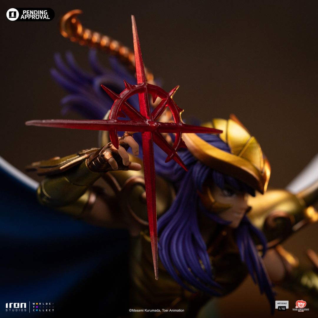 Scorpio Milo Saint Seiya Statue By Iron Studios -Iron Studios - India - www.superherotoystore.com