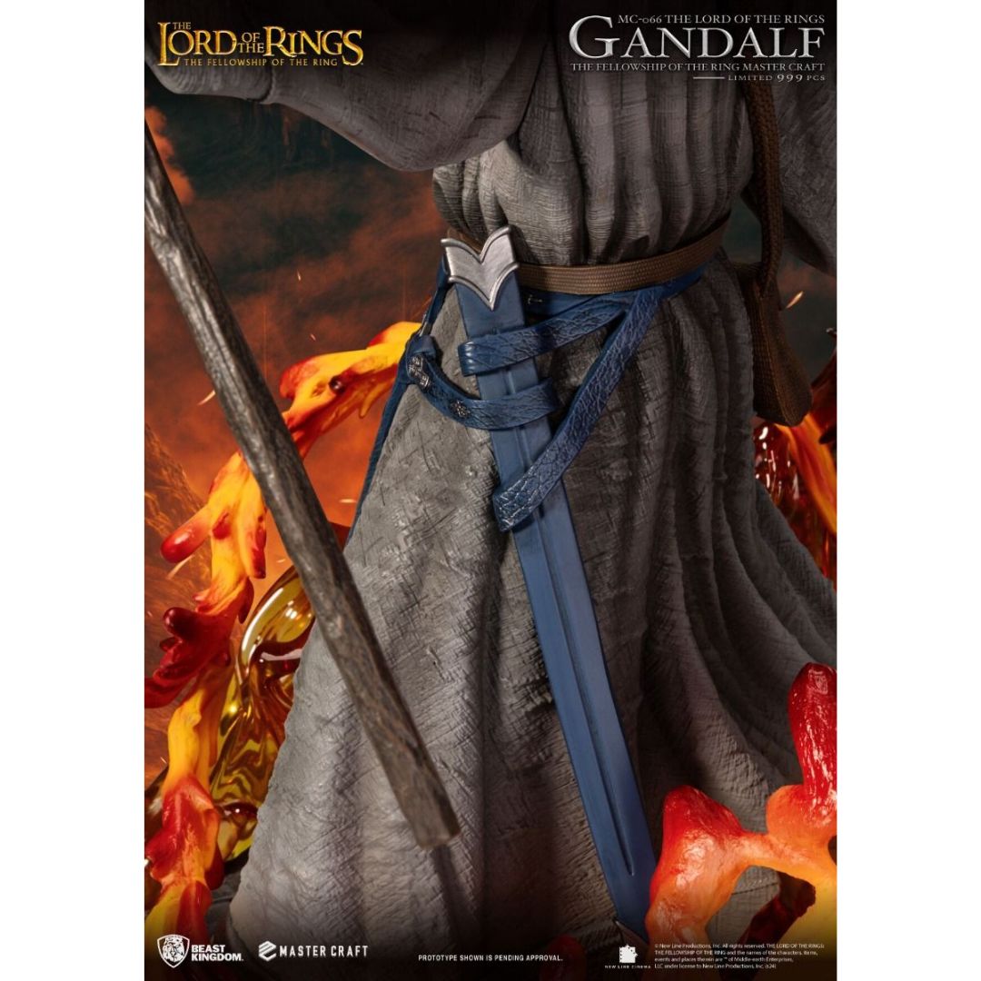 The Lord Of The Rings: The Fellowship Of The Ring Gandalf Mc-066 Master Craft Statue By Beast Kingdom -Beast Kingdom - India - www.superherotoystore.com