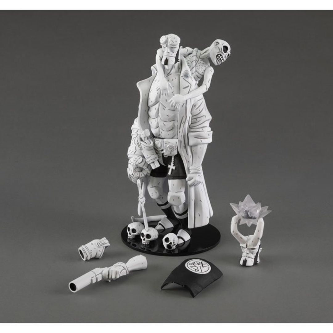 Hellboy 30Th Anniversary 12 1/2-Inch Black And White Variant Vinyl statue By Dark Horse Comics -Dark Horse Comics - India - www.superherotoystore.com