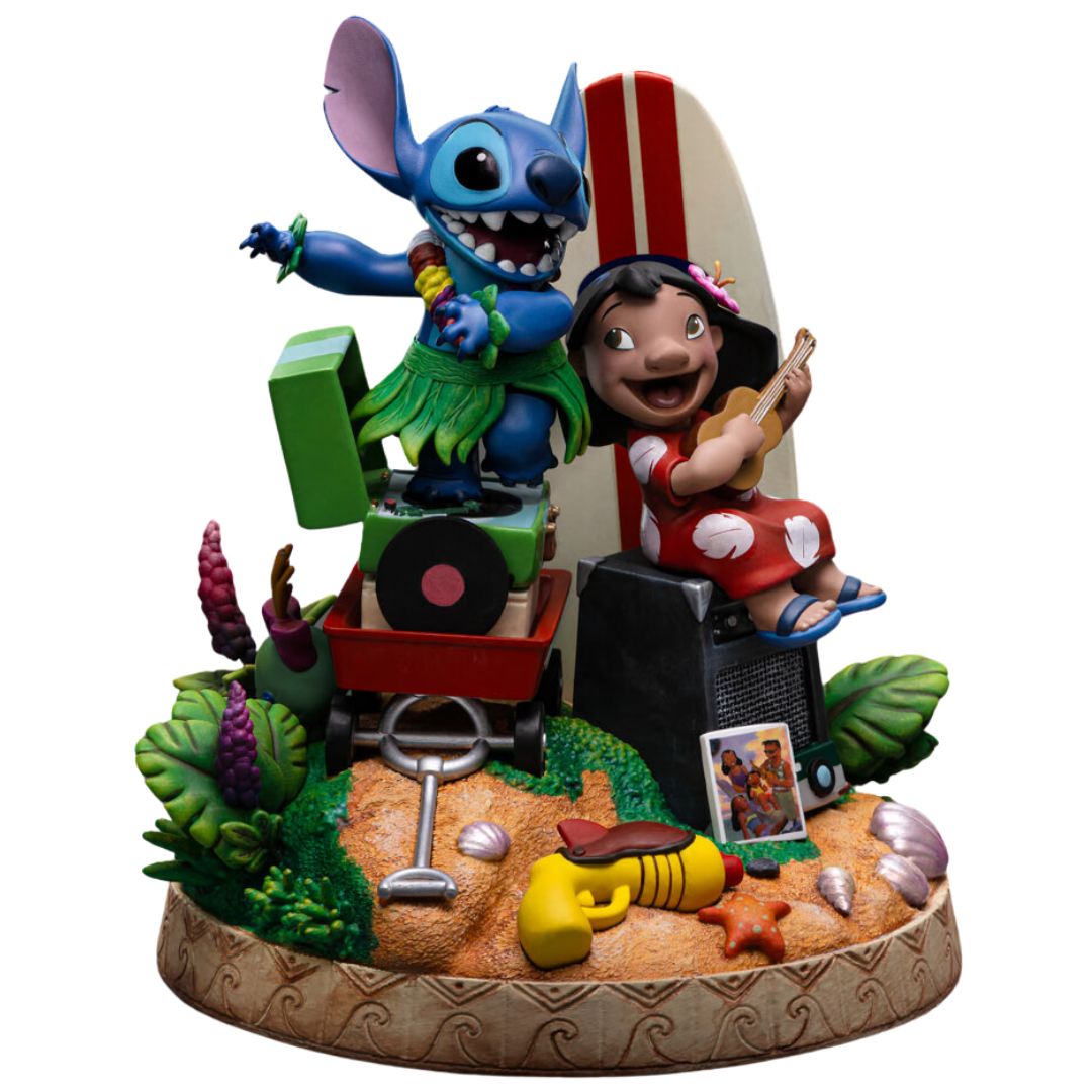 Lilo And Stitch Deluxe Statue By Iron Studios -Iron Studios - India - www.superherotoystore.com