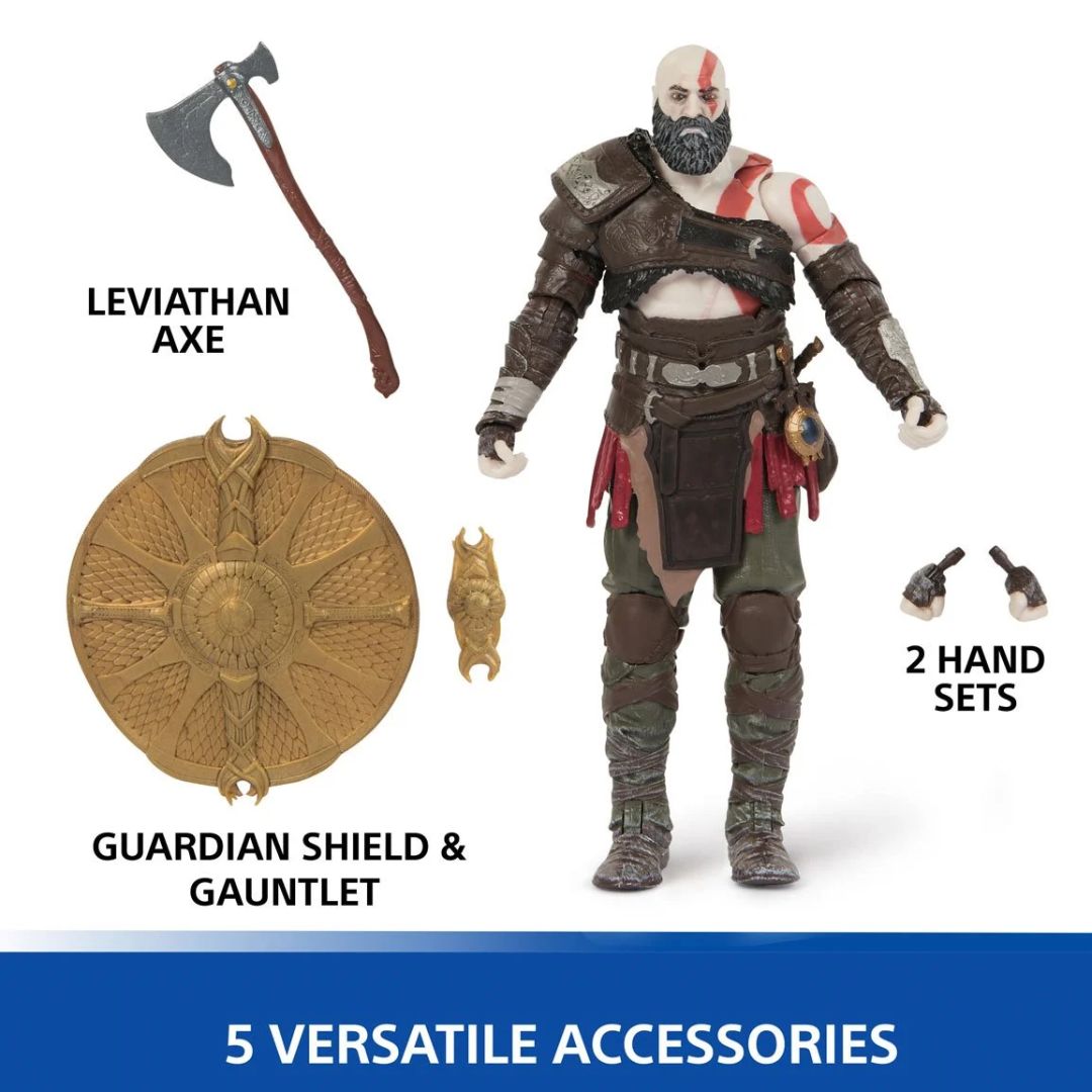 God Of War Kratos Shapes Collection Action Figure By Spin Master -Spin Master - India - www.superherotoystore.com