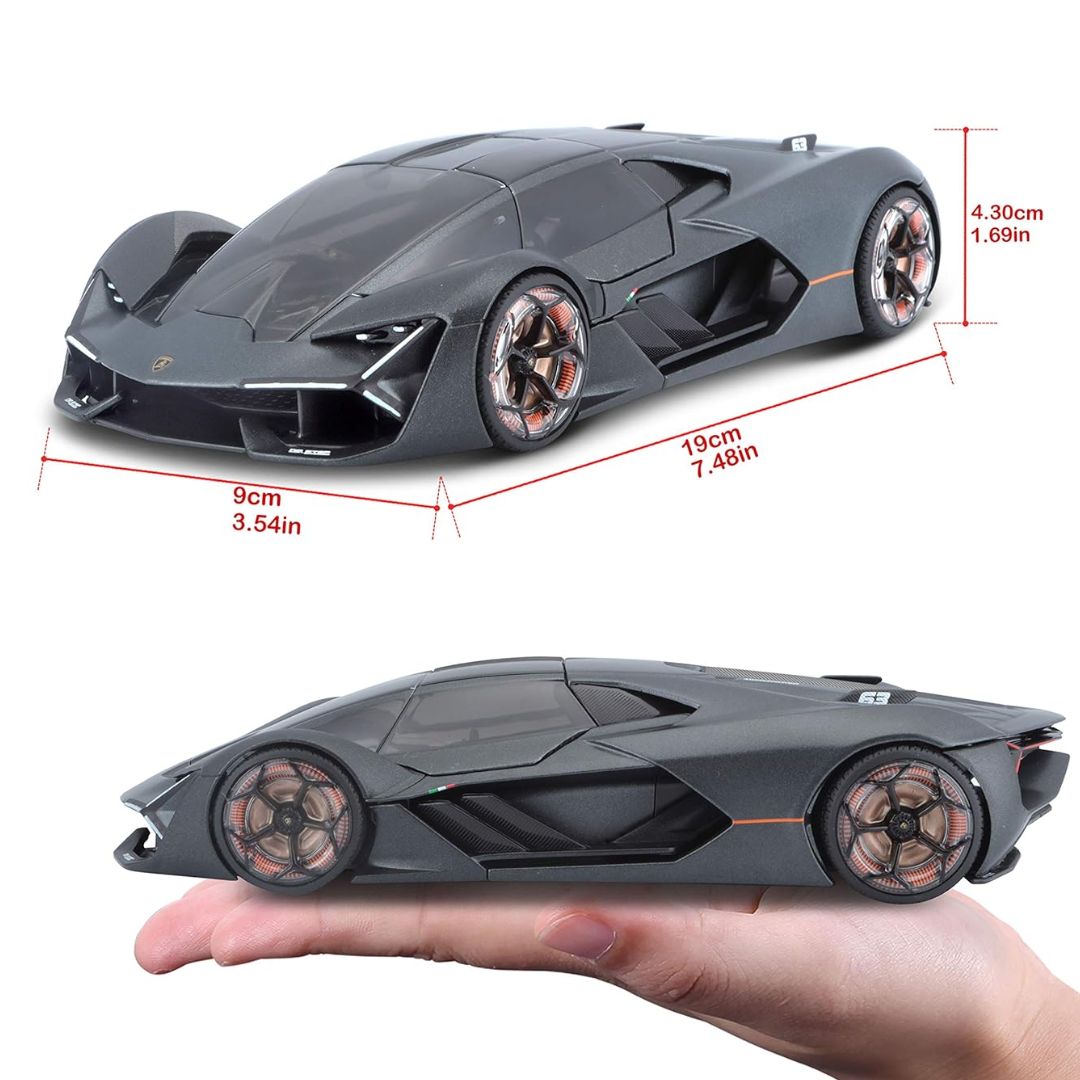 Shop Matt Grey Lamborghini Terzo Millennio 1:24 Scale Die-Cast Car