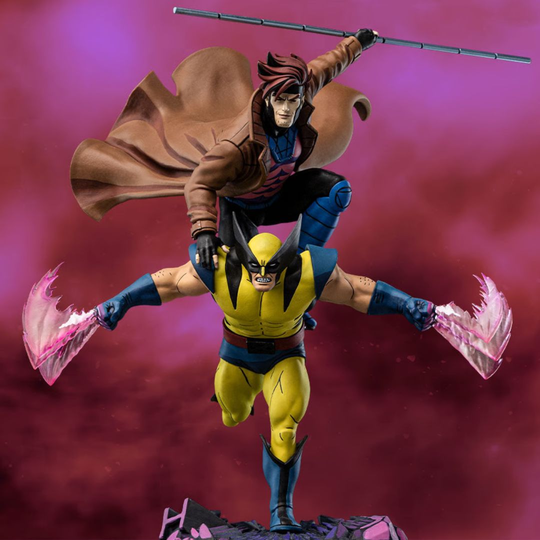 Gambit & Wolverine Deluxe Statue By Iron Studios -Iron Studios - India - www.superherotoystore.com