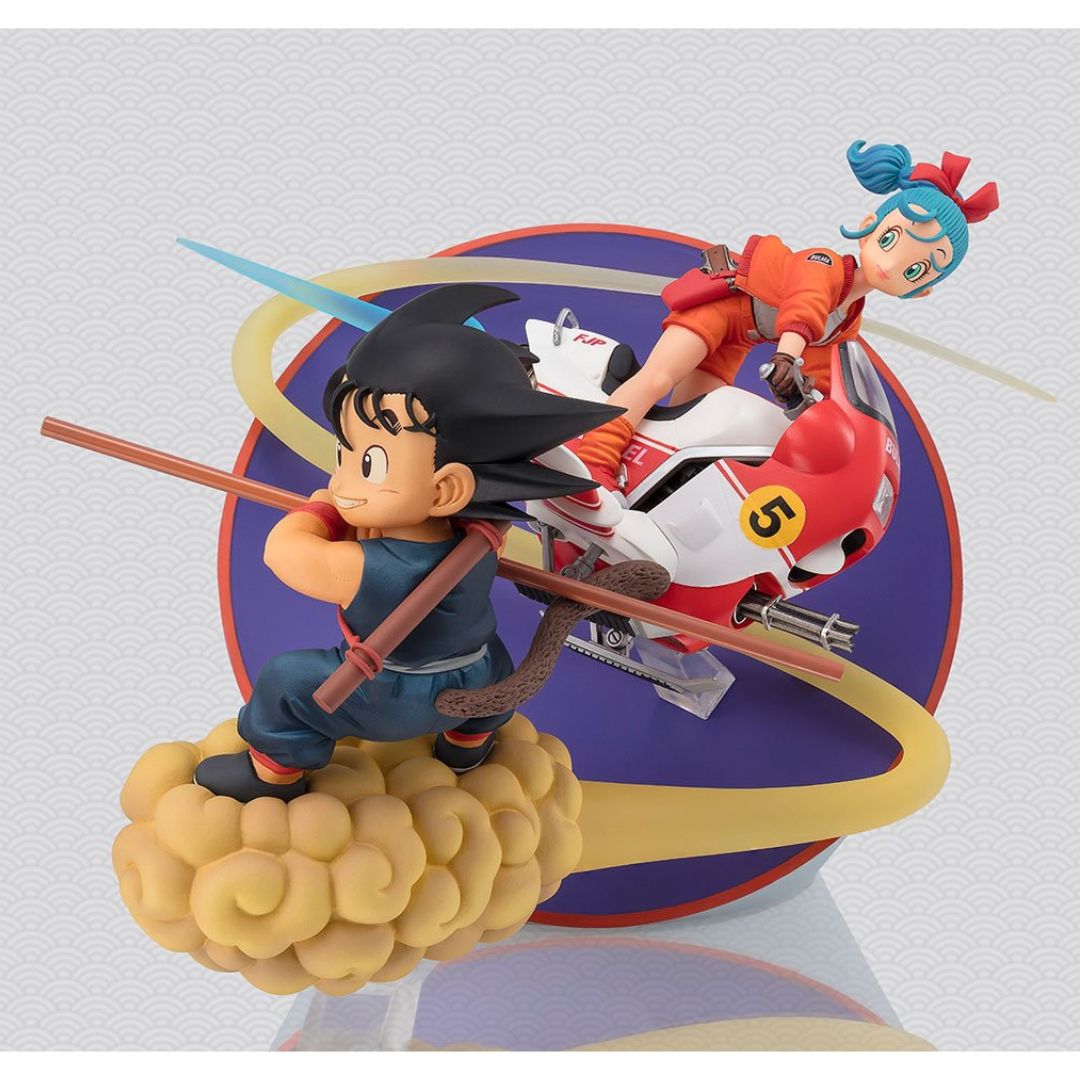 Dragon Ball Son Goku & Bulma Figuartszero By Tamashii Nations -Tamashii Nations - India - www.superherotoystore.com