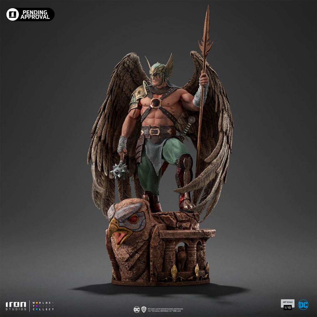 Hawkman 10Th Anniversary  Statue By Iron Studios -Iron Studios - India - www.superherotoystore.com