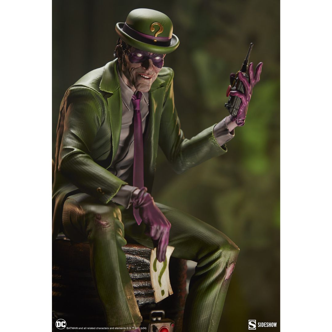 Riddler Premium Format Statue By Sideshow Collectibles -Sideshow Collectibles - India - www.superherotoystore.com