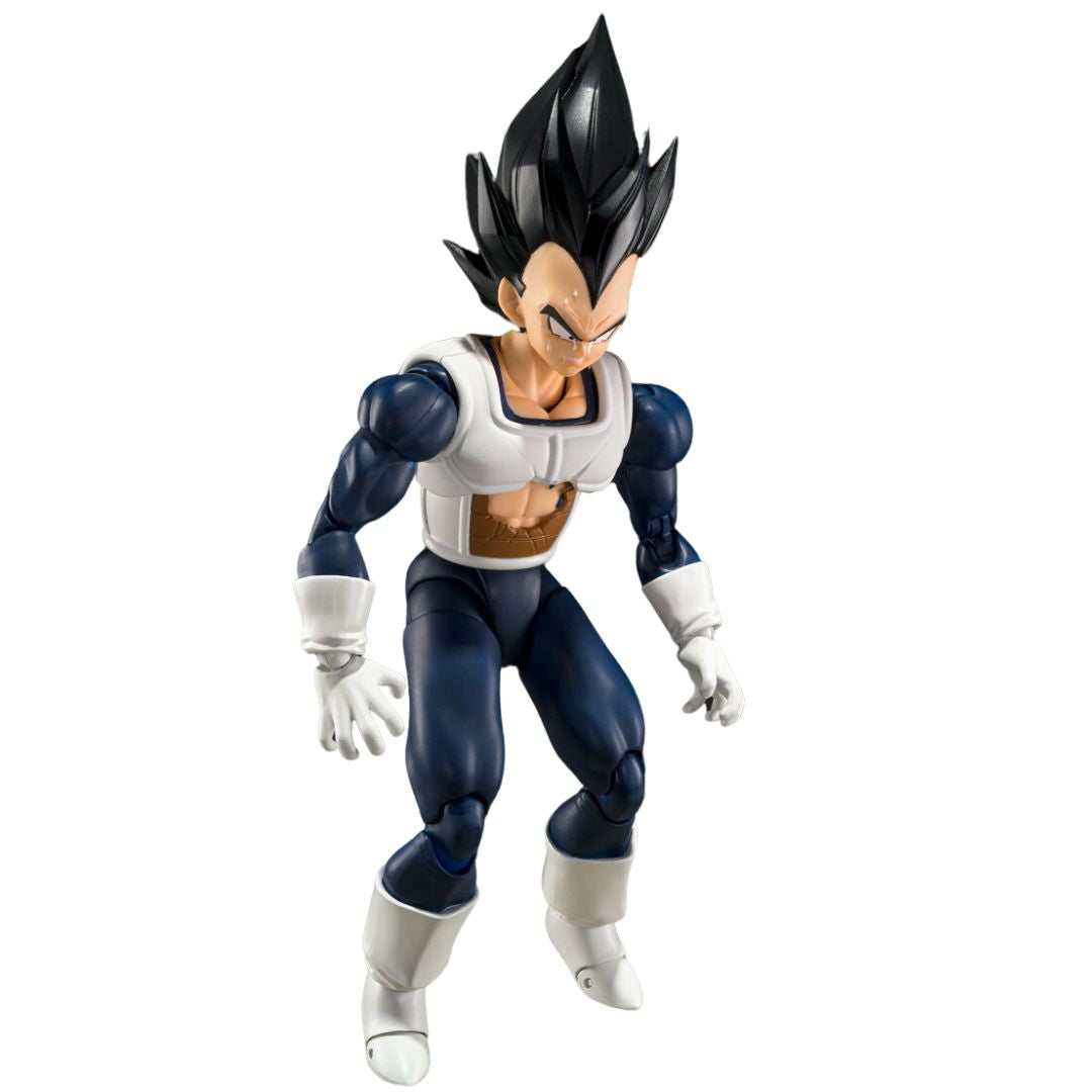 Dragon Ball Z Vegeta -Old Battle Clothes SH Figuarts Action Figure By Tamashii Nations -SH Figuarts - India - www.superherotoystore.com