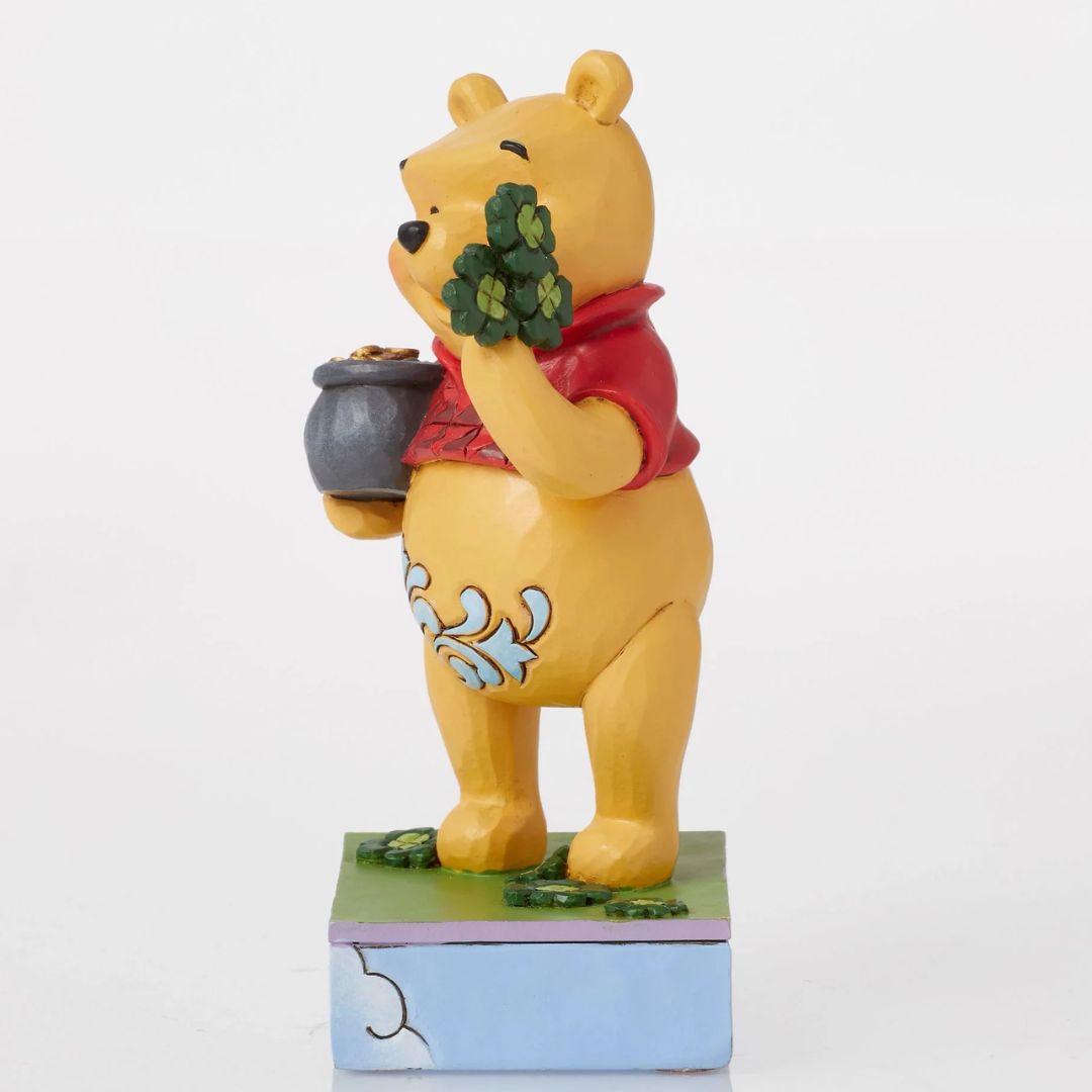 Pooh With Clovers & Pot Dstra Statue By Enesco By Enesco -Enesco - India - www.superherotoystore.com