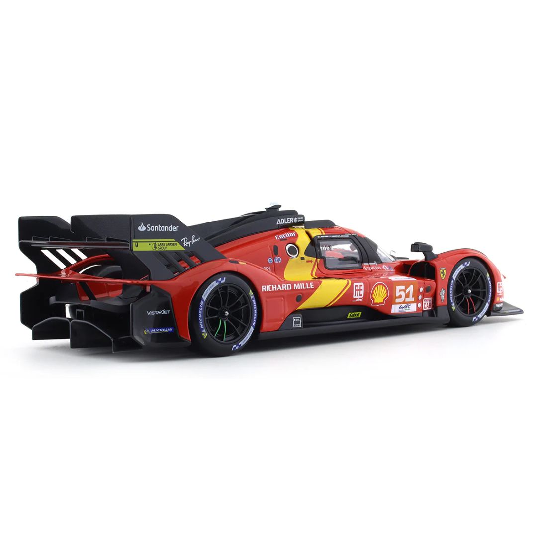 Ferrari 1:18 Scale 499P LMDh (Deluxe Version) by Bburago -Bburago - India - www.superherotoystore.com