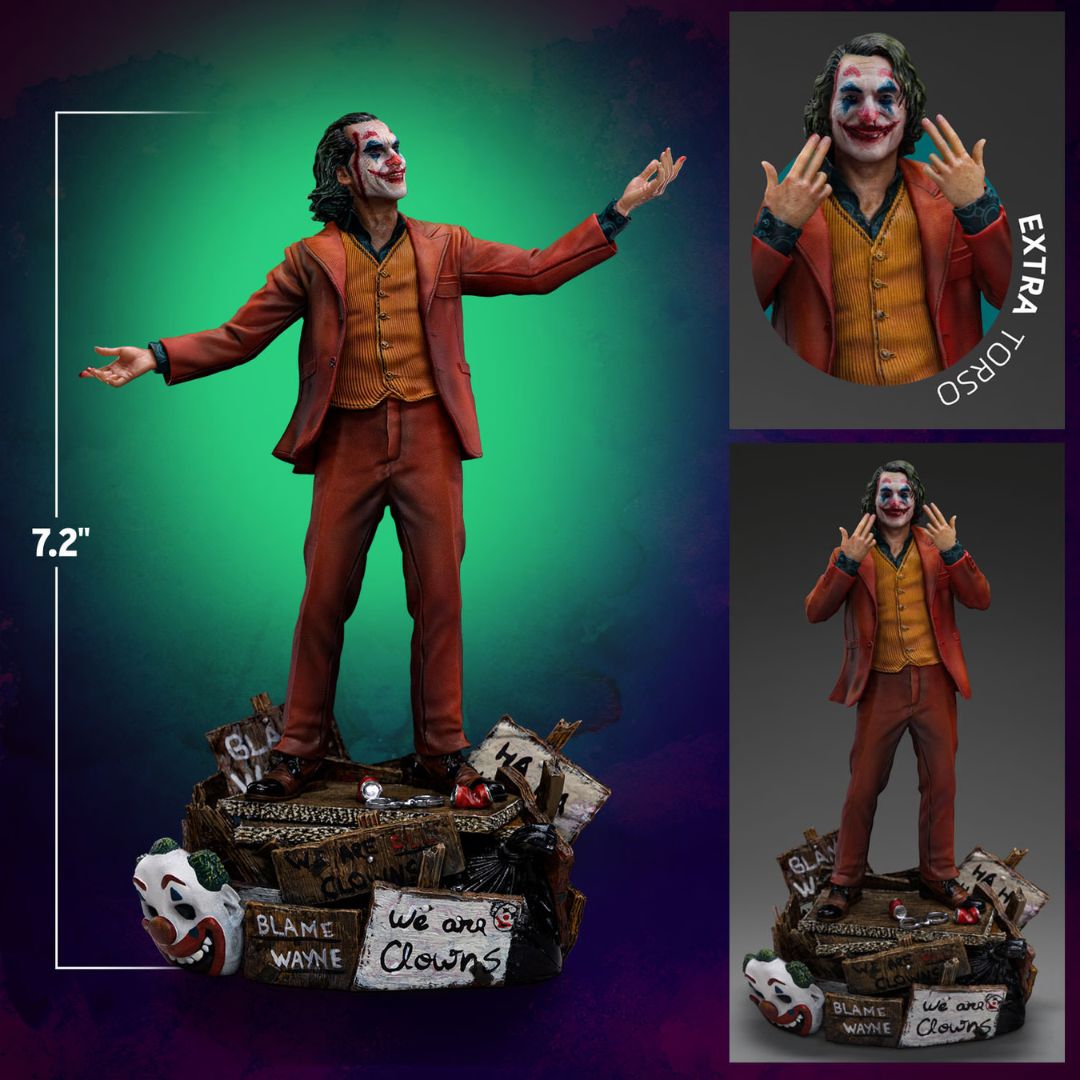 Joker (Arthur Fleck) Statue By Iron Studios -Iron Studios - India - www.superherotoystore.com