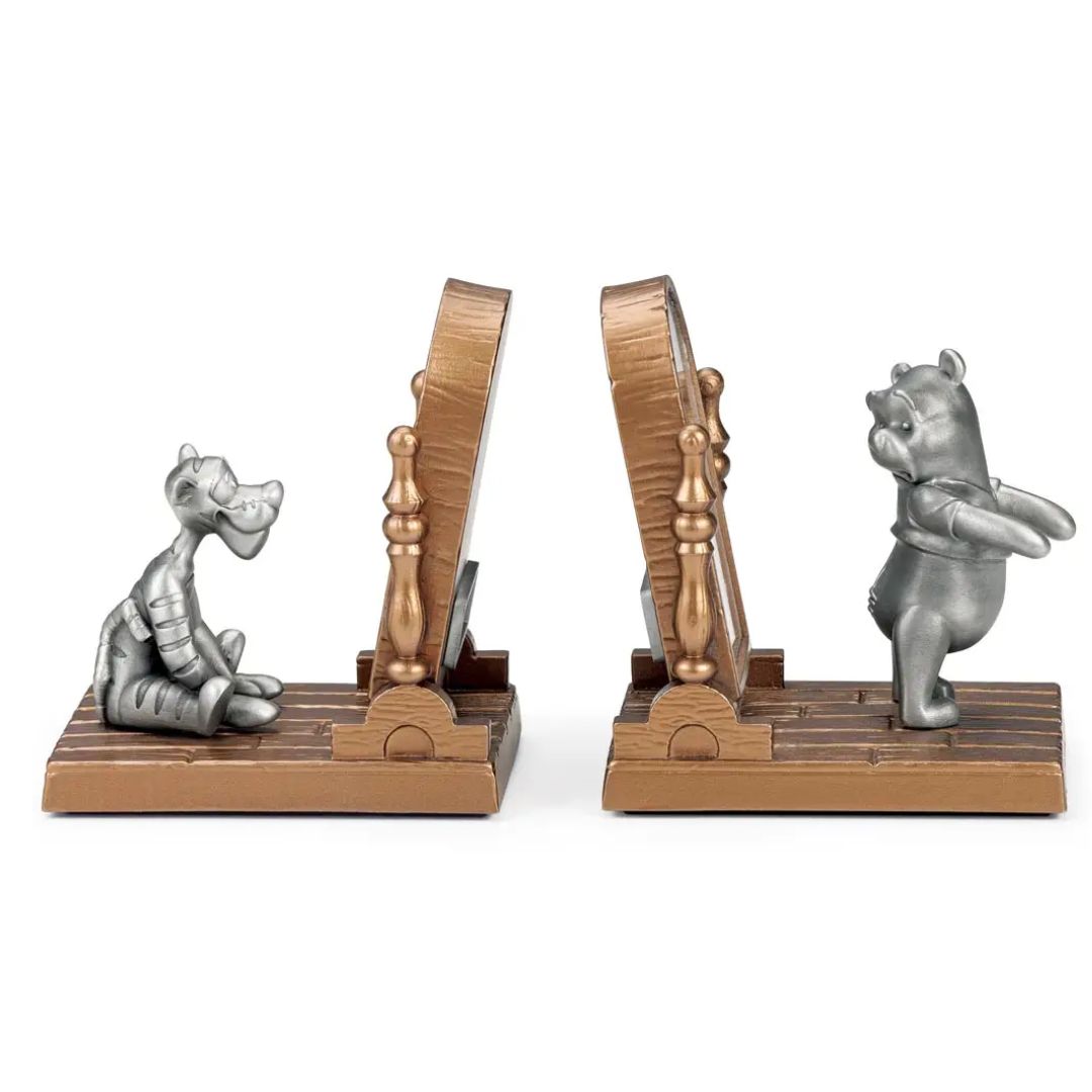 Pooh & Tigger Bookend Pair By Royal Selangor