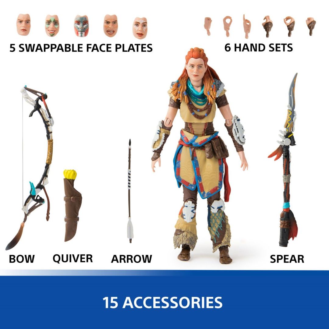 Horizon Forbidden West Shapes Collection Aloy Deluxe Action Figure By Spin Master -Spin Master - India - www.superherotoystore.com