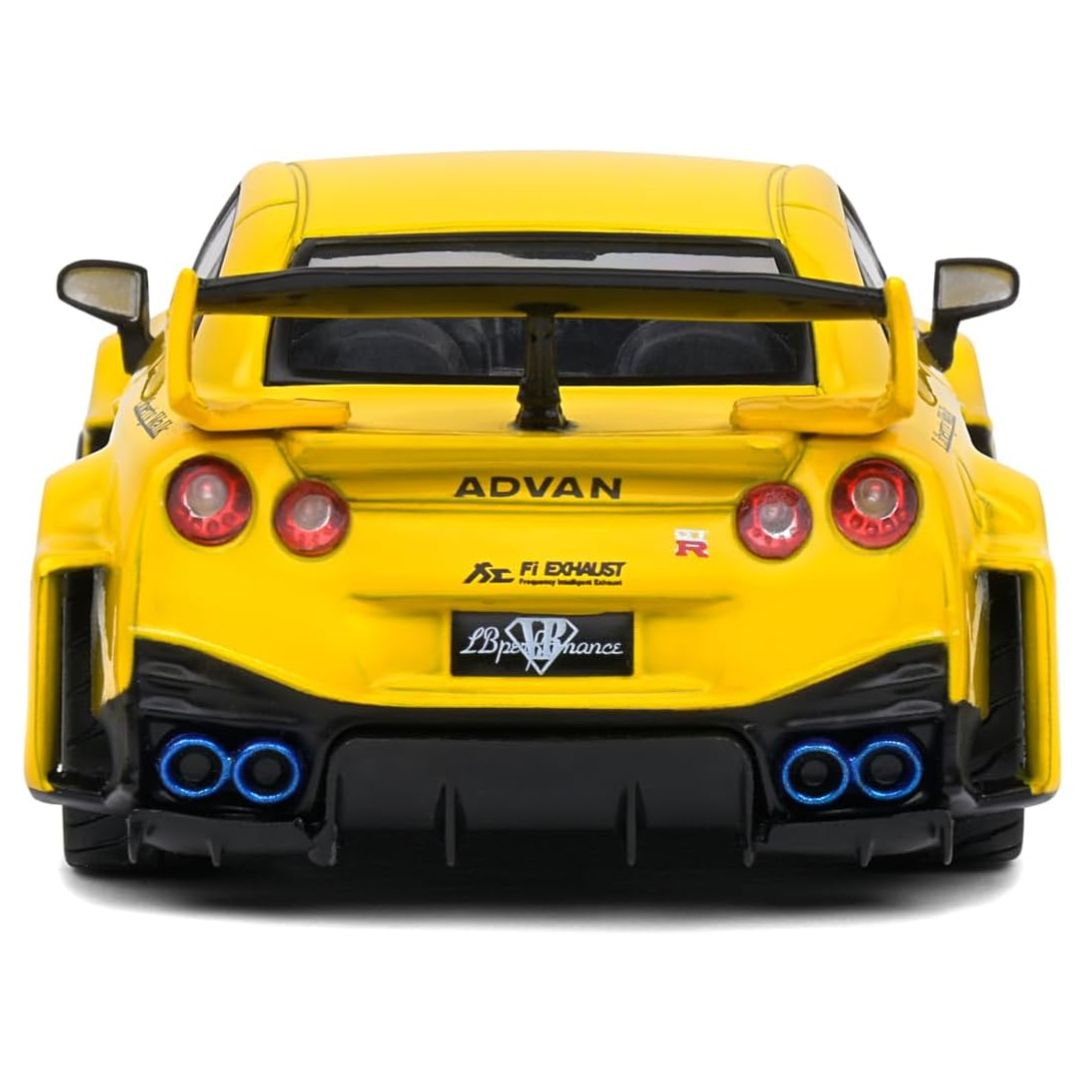 NISSAN GTR35 LBWK SILHOUETTE YELLOW 2019 1:43 scale by Solido -Solido - India - www.superherotoystore.com