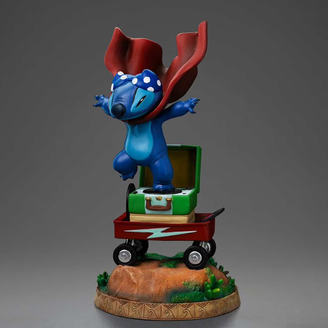 Stitch Laundry Statue By Iron Studios -Iron Studios - India - www.superherotoystore.com