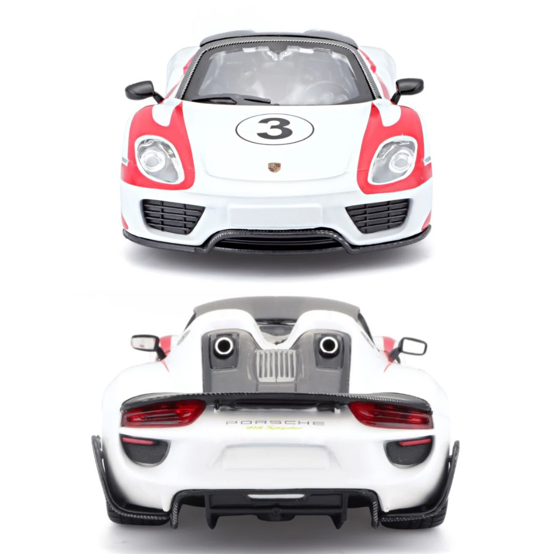 Porsche 918 Spyder - Weissach 1:24 Scale Die-Cast Car by Bburago -Bburago - India - www.superherotoystore.com