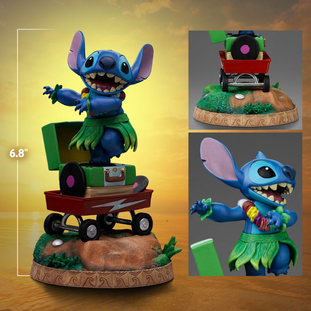 Stitch Hula Statue By Iron Studios -Iron Studios - India - www.superherotoystore.com