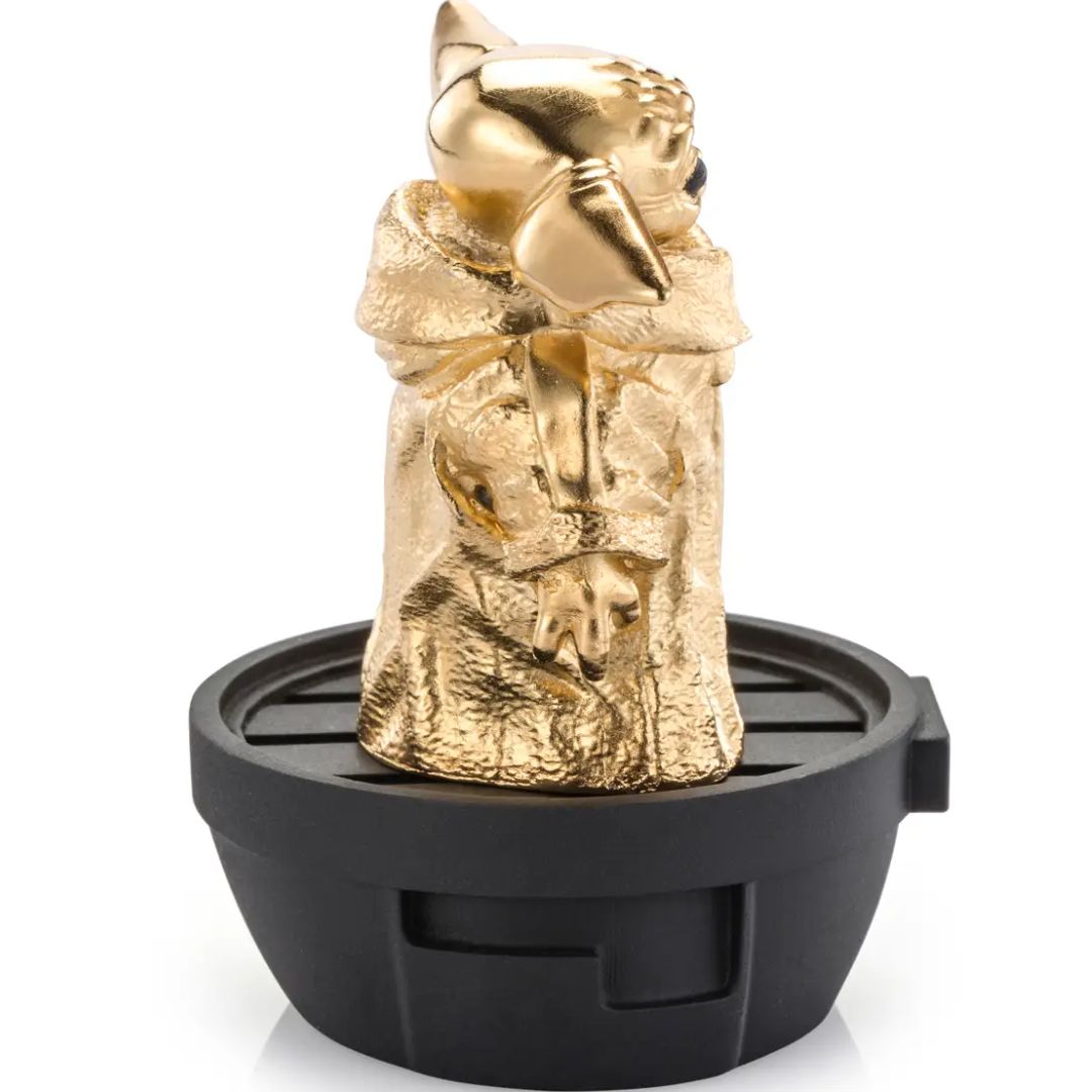 Limited Edition Gilt Grogu Figurine By Royal Selangor -Royal Selangor - India - www.superherotoystore.com