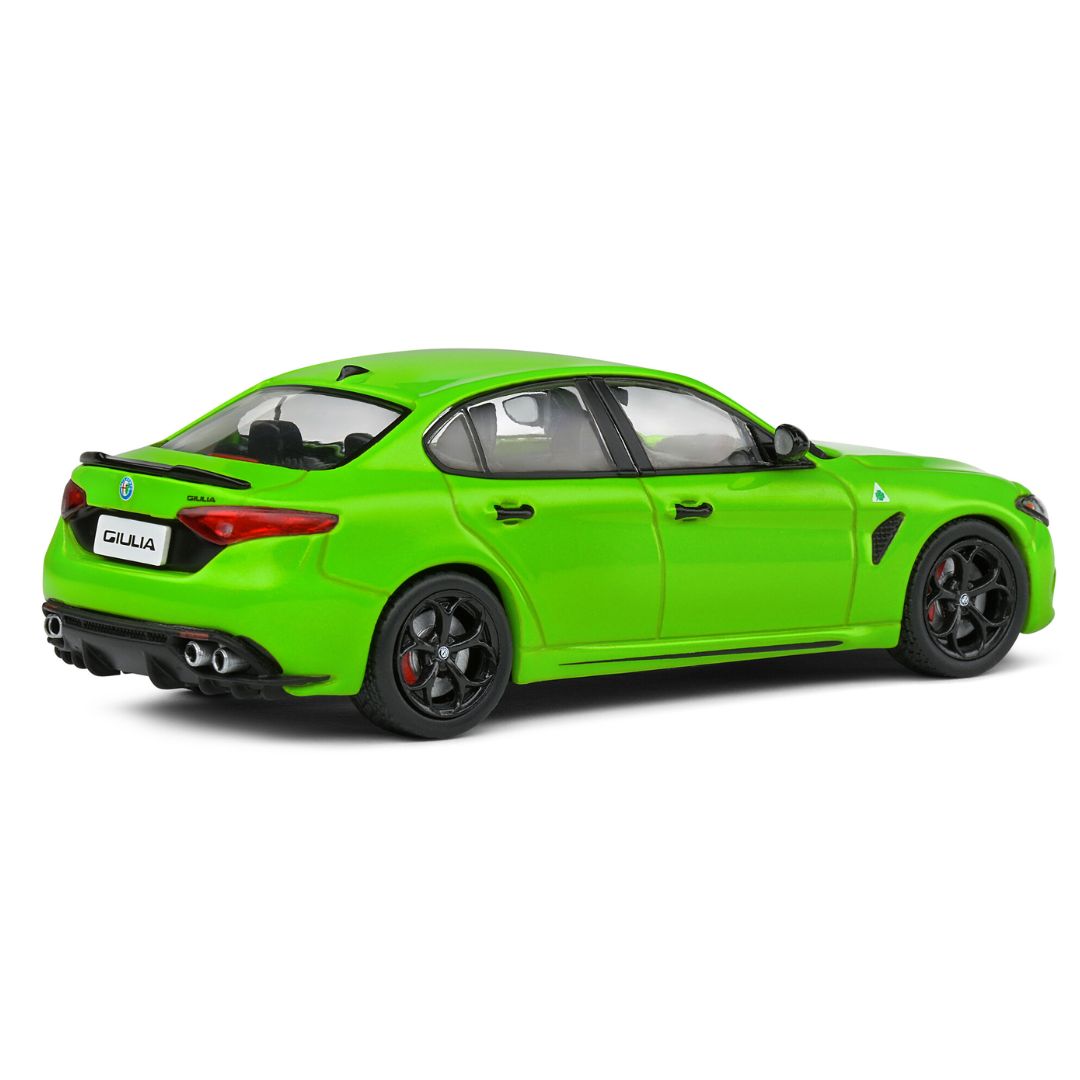 ALFA ROMEO GIULIA QUADRIFOGLIO GREEN 2020 1:43 scale by Solido -Solido - India - www.superherotoystore.com