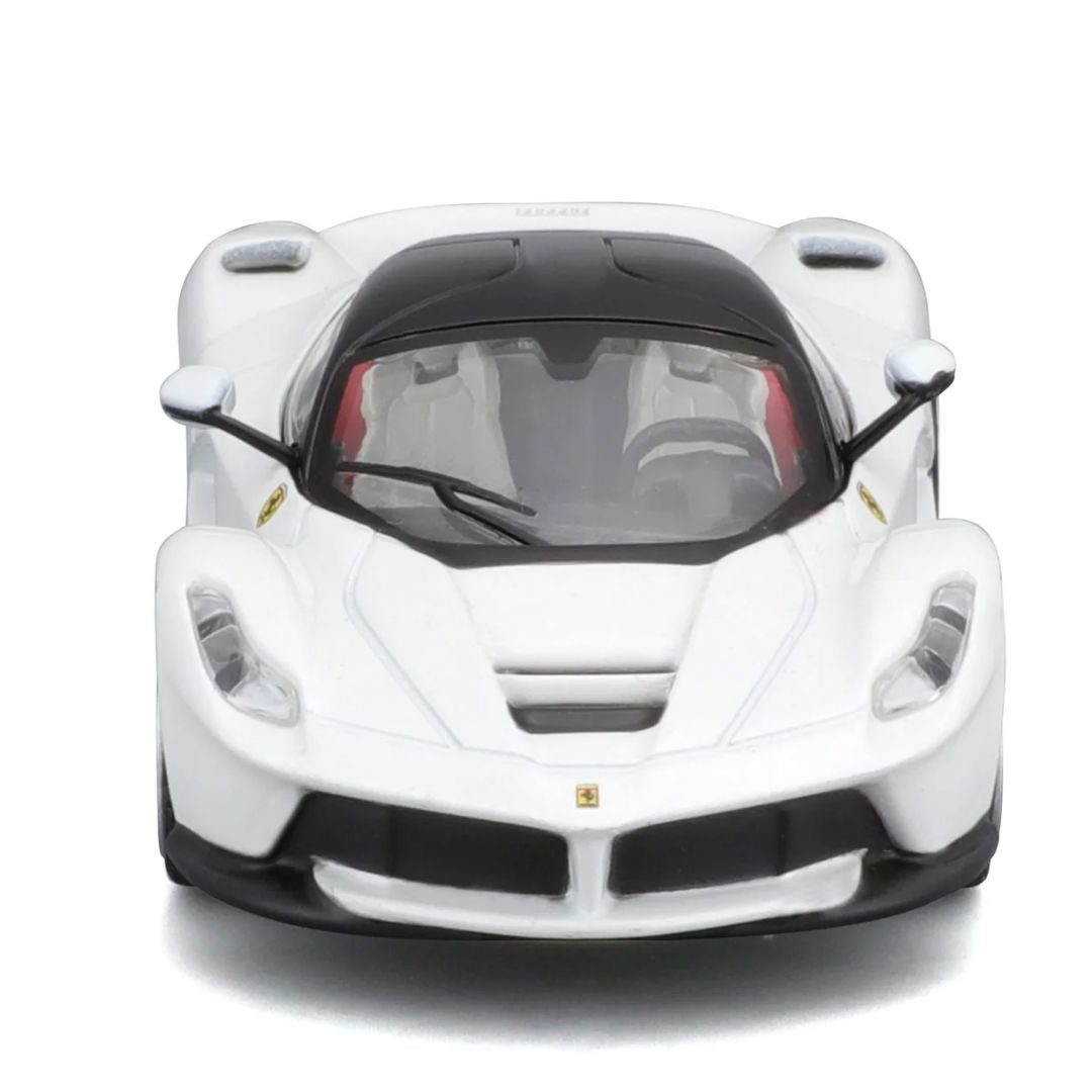 White Ferrari LaFerrari 1:43 Scale Die-Cast car by Bburago -Bburago - India - www.superherotoystore.com