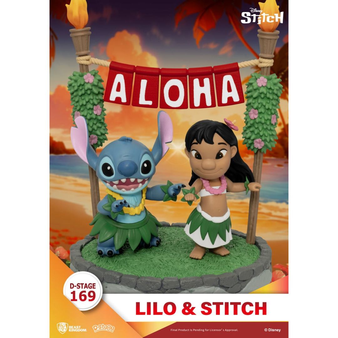 Lilo & Stitch D-Stage Statue By Beast Kingdom -Beast Kingdom - India - www.superherotoystore.com