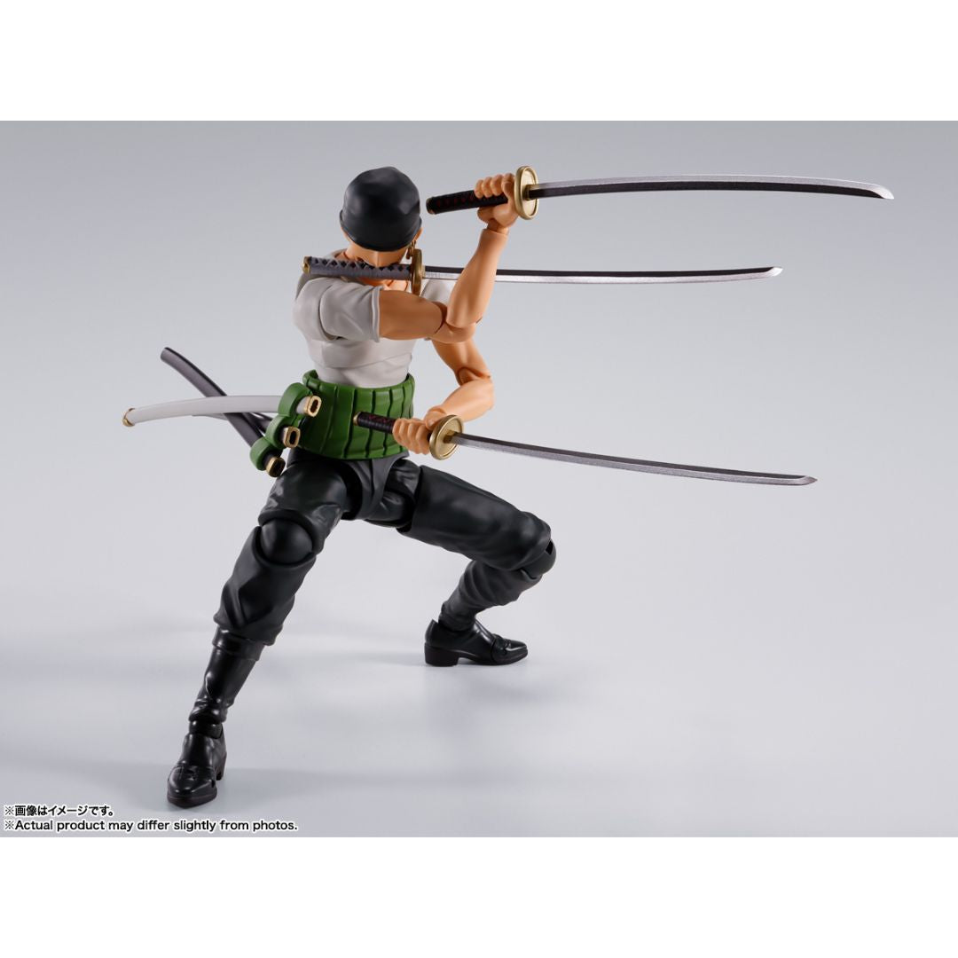 One Piece Roronoa Zoro Romance Dawn S.H.Figuarts  By Tamashii Nations -Tamashii Nations - India - www.superherotoystore.com