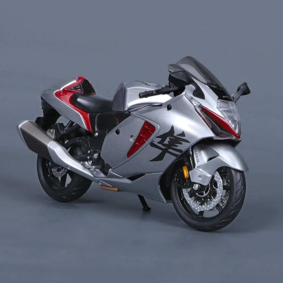 White 2022 Suzuki Hayabusa bike Die-cast Bike by Maisto -Maisto - India - www.superherotoystore.com