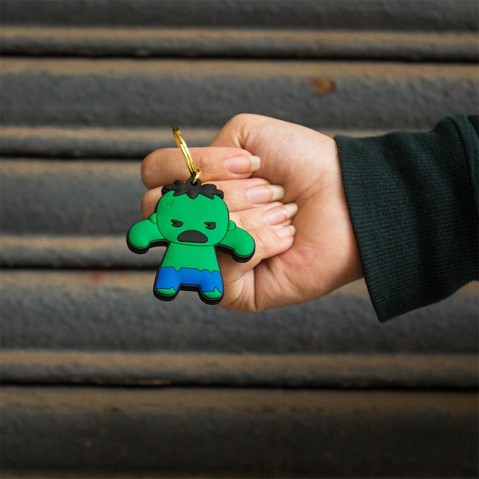 Avengers Hulk Rubber Keychain By Efg -EFG - India - www.superherotoystore.com