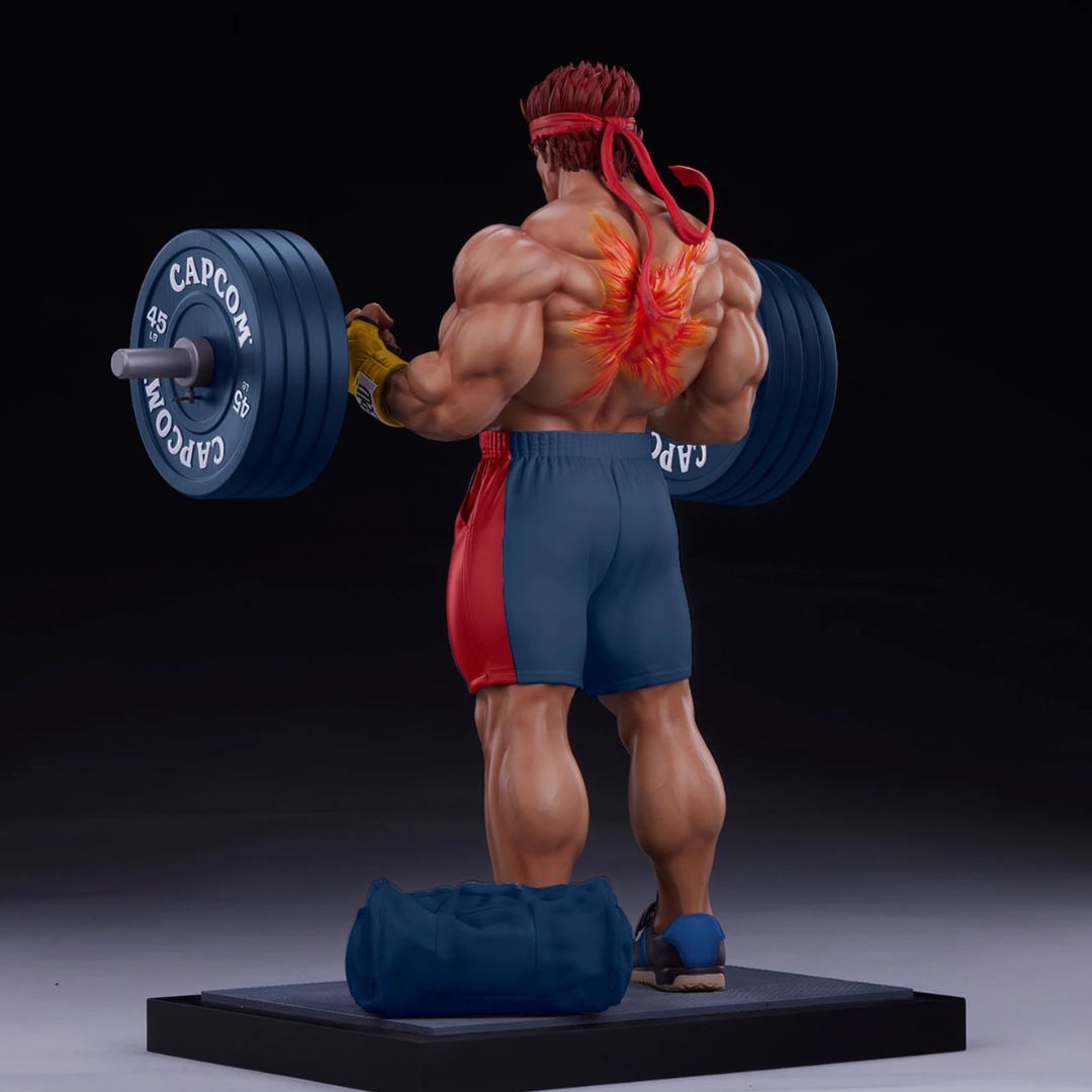 Street Fighter Evil Ryu Powerlifting Prem Series Statue By Pcs Collectibles -PCS Collectibles - India - www.superherotoystore.com