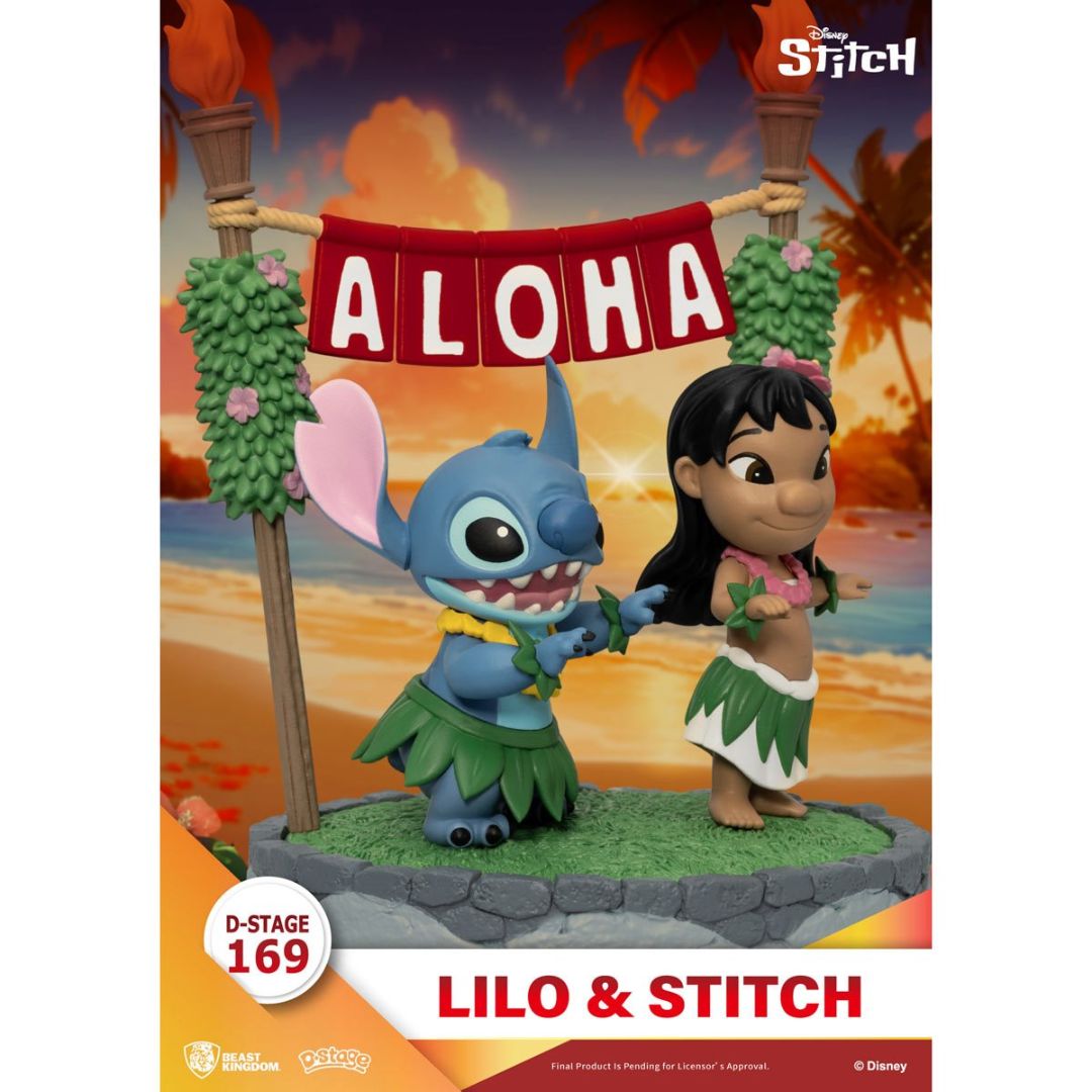 Lilo & Stitch D-Stage Statue By Beast Kingdom -Beast Kingdom - India - www.superherotoystore.com