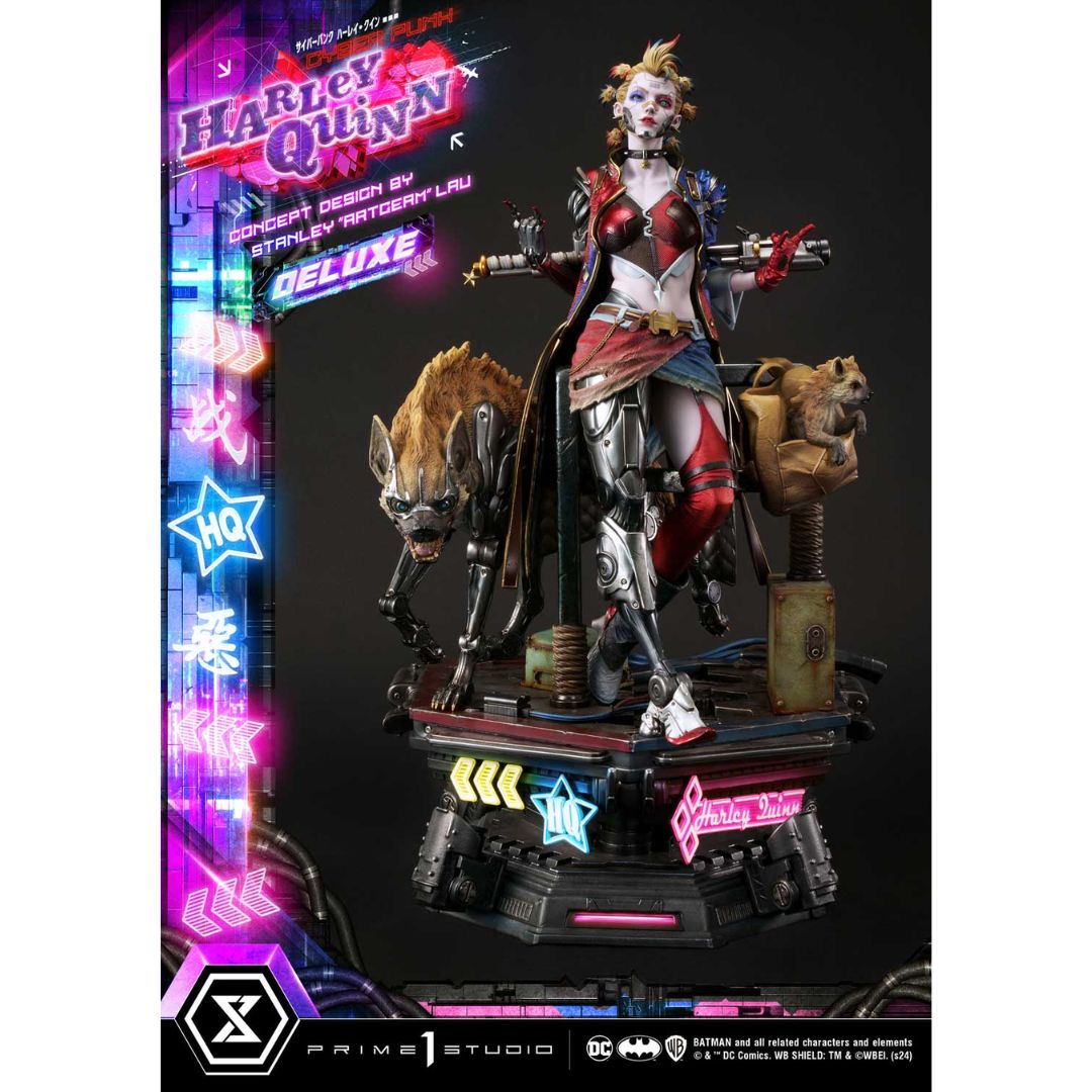 Batman (Comics) Cyberpunk Harley Quinn Dx Bonus Version Statue By Prime1 Studios -Prime 1 Studio - India - www.superherotoystore.com