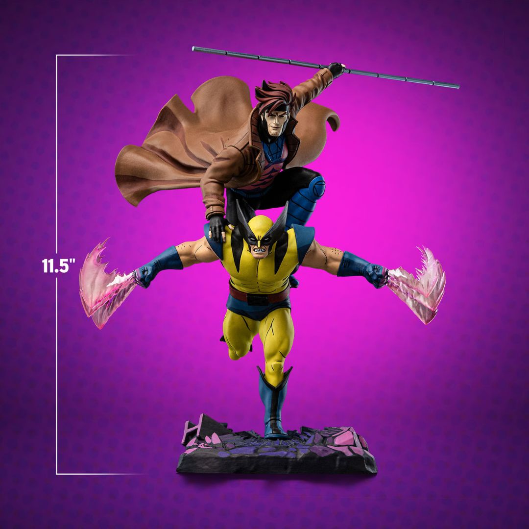 Gambit & Wolverine Deluxe Statue By Iron Studios -Iron Studios - India - www.superherotoystore.com