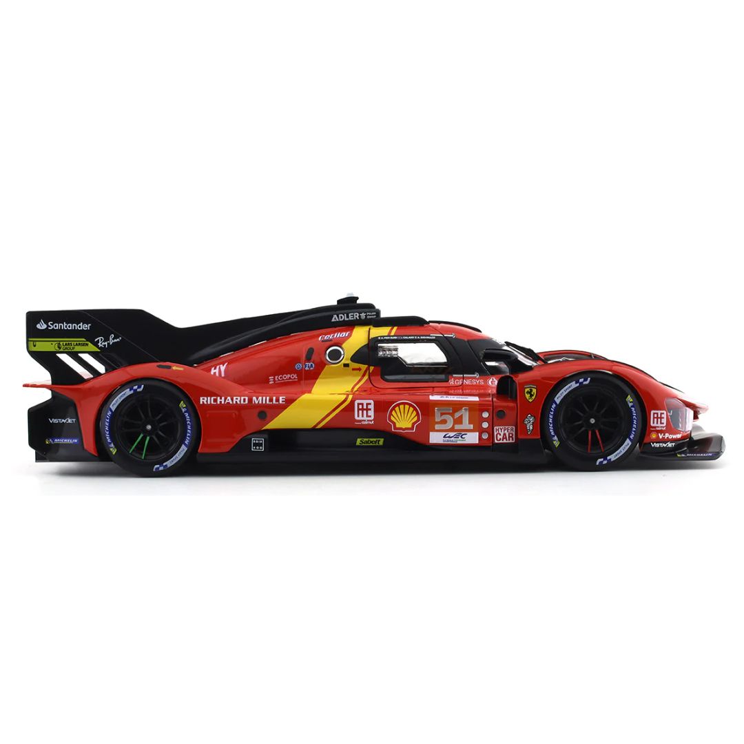 Ferrari 1:18 Scale 499P LMDh (Deluxe Version) by Bburago -Bburago - India - www.superherotoystore.com