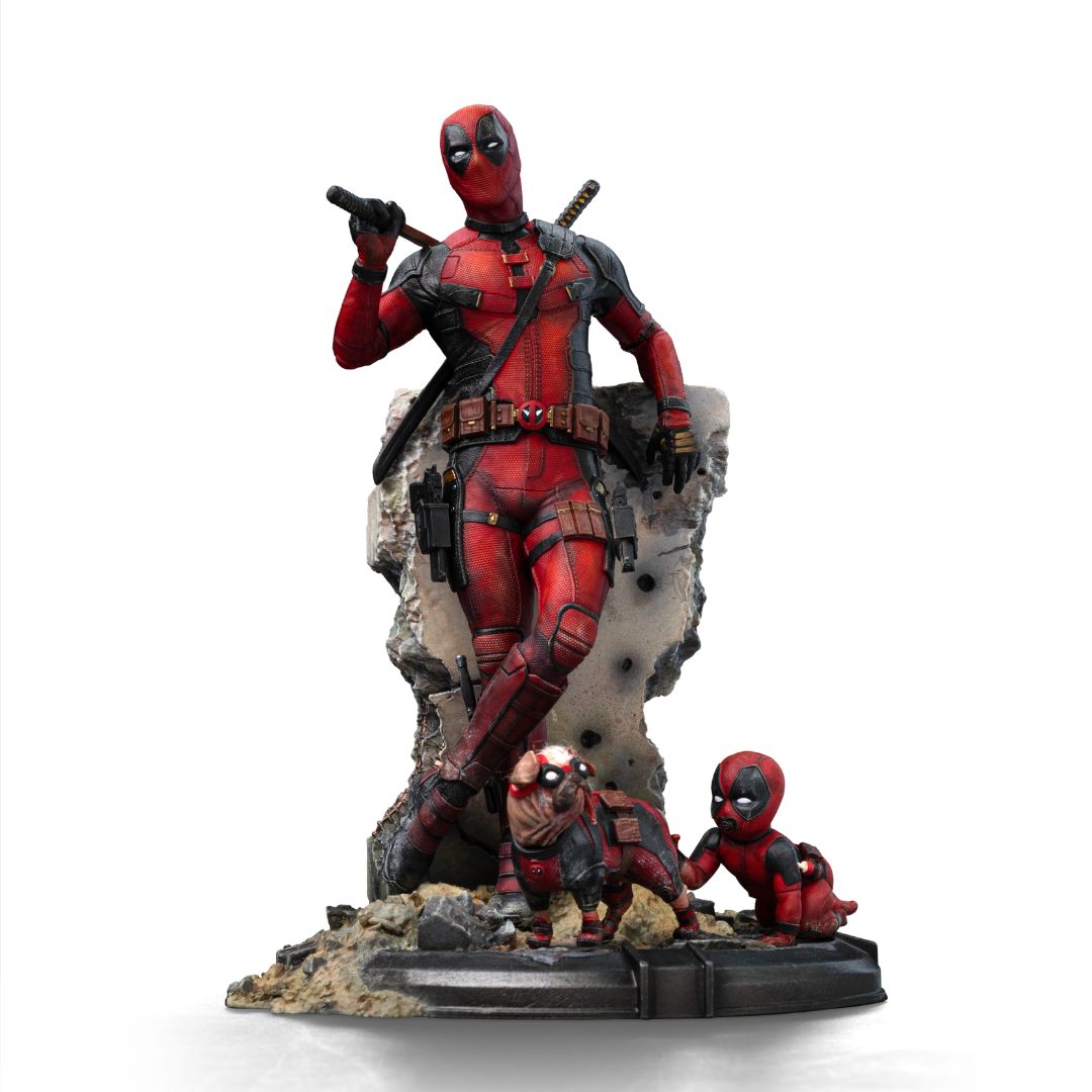 Deadpool - Deadpool &amp; Wolverine Statue By Iron Studios -Iron Studios - India - www.superherotoystore.com