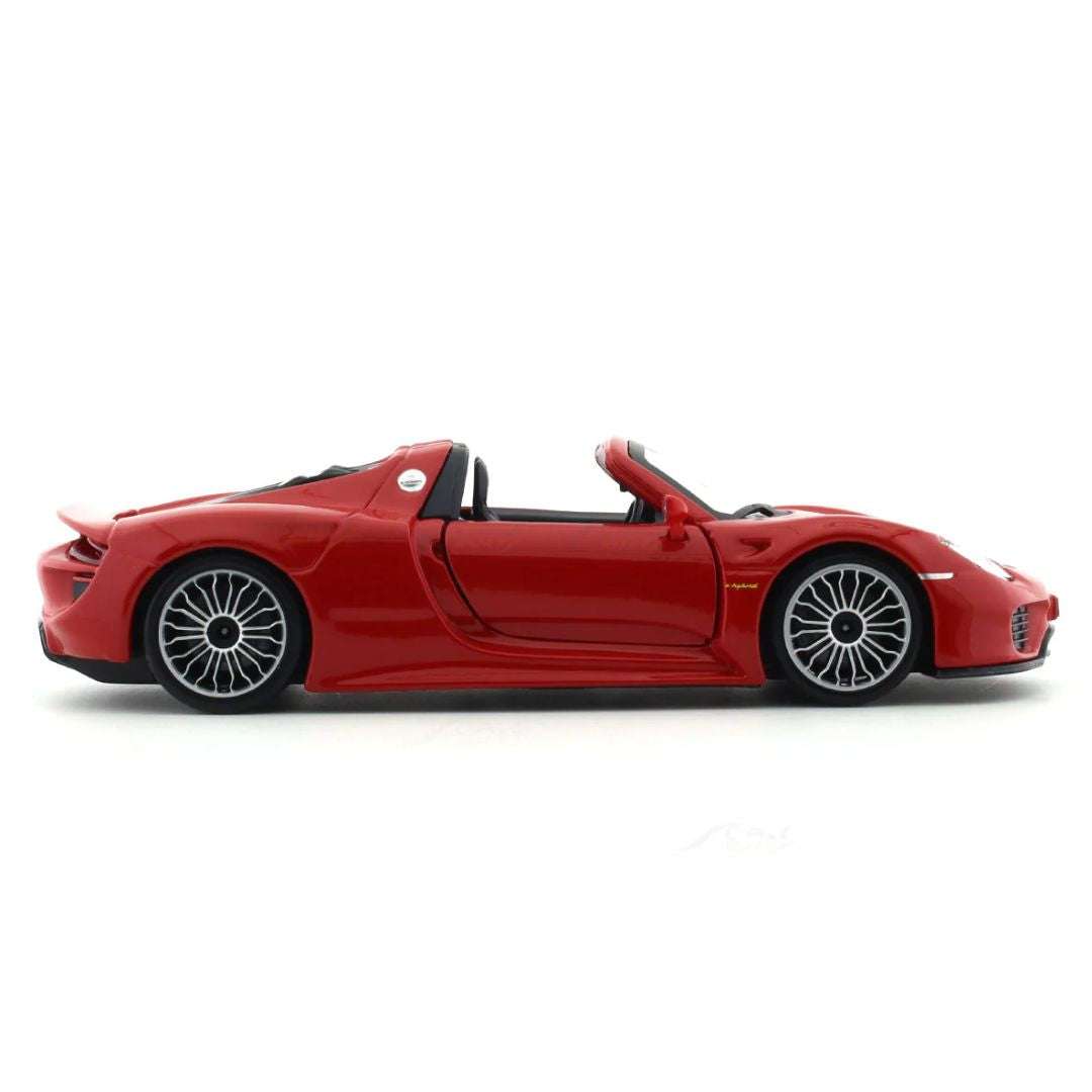 Porsche 918 Spyder Diecast 1:24 Bburago licensed diecast Scale Model car -Bburago - India - www.superherotoystore.com