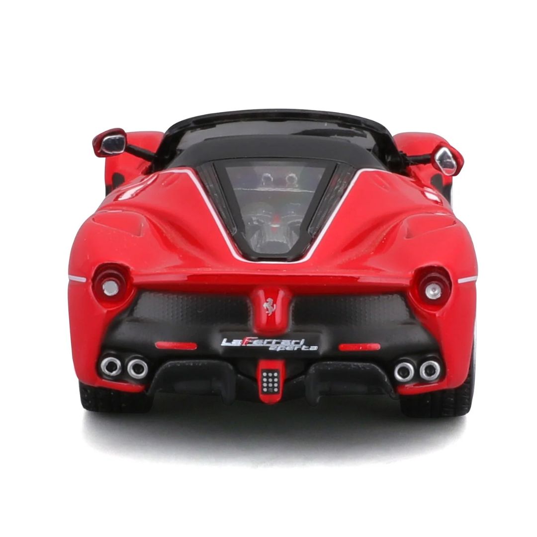 Red Ferrari LaFerrari Aperta 1:43 Scale Die-Cast car by Bburago -Bburago - India - www.superherotoystore.com