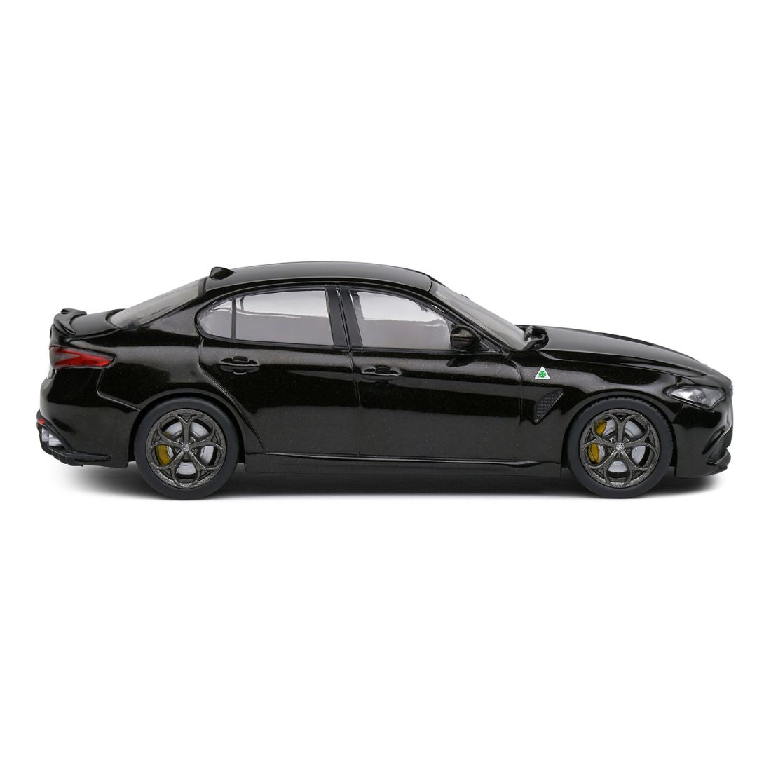 ALFA ROMEO GIULIA QUADRIFOGLIO BLACK 2019 1:43 scale by Solido -Solido - India - www.superherotoystore.com