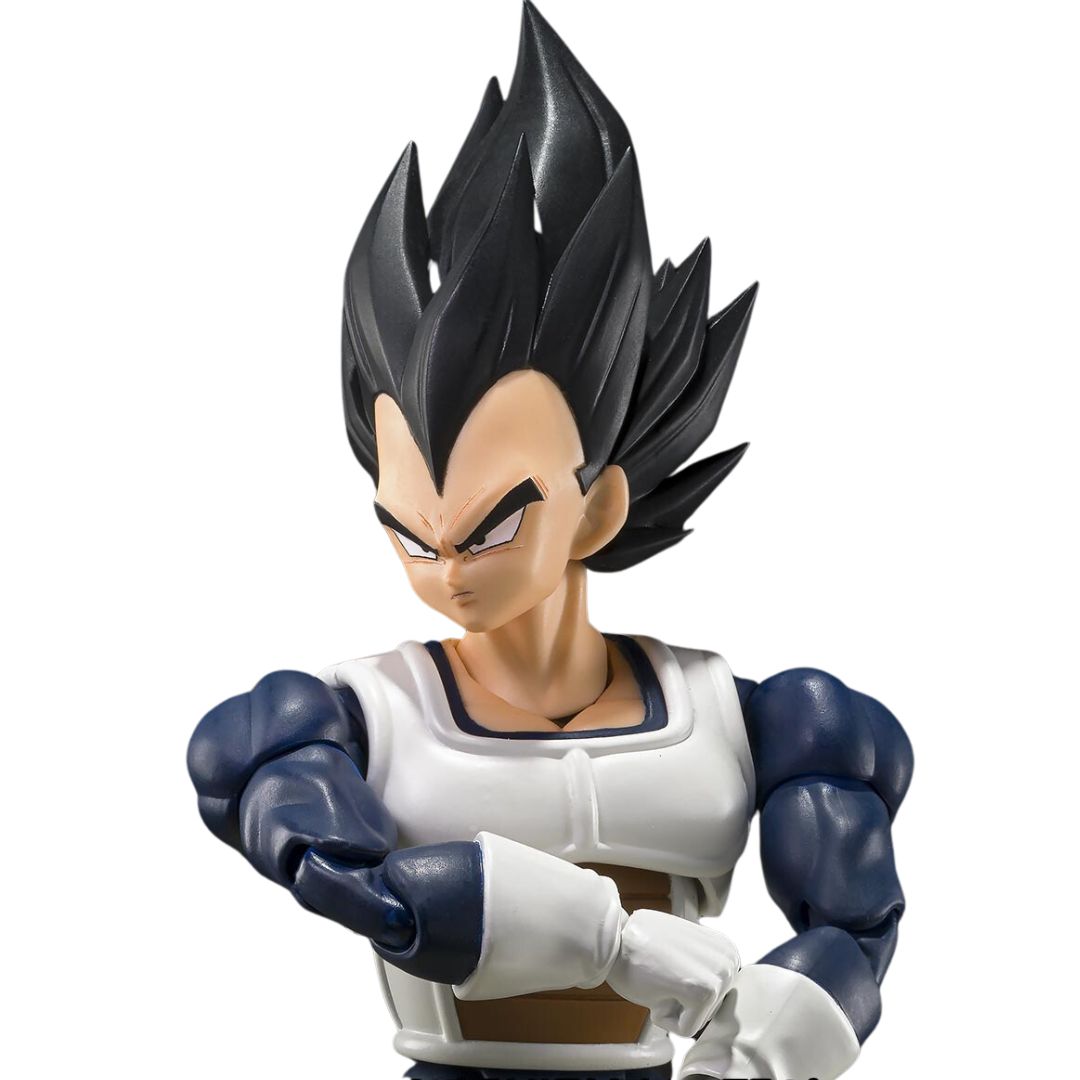 Dragon Ball Z Vegeta -Old Battle Clothes SH Figuarts Action Figure By Tamashii Nations -SH Figuarts - India - www.superherotoystore.com