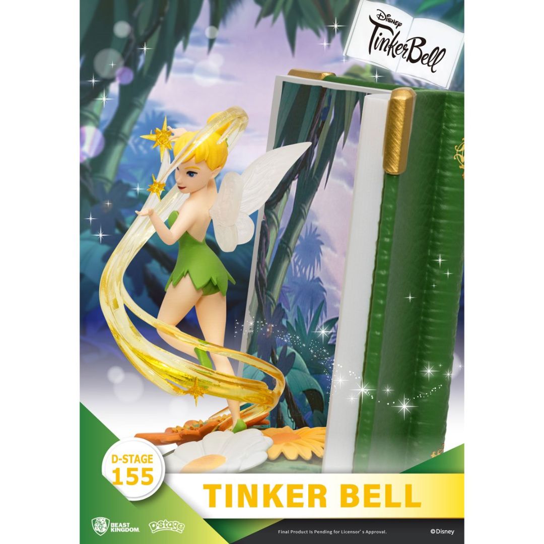 Peter Pan Disney Story Book Series Tinker Bell D-Stage Statue by Beast Kingdom -Beast Kingdom - India - www.superherotoystore.com