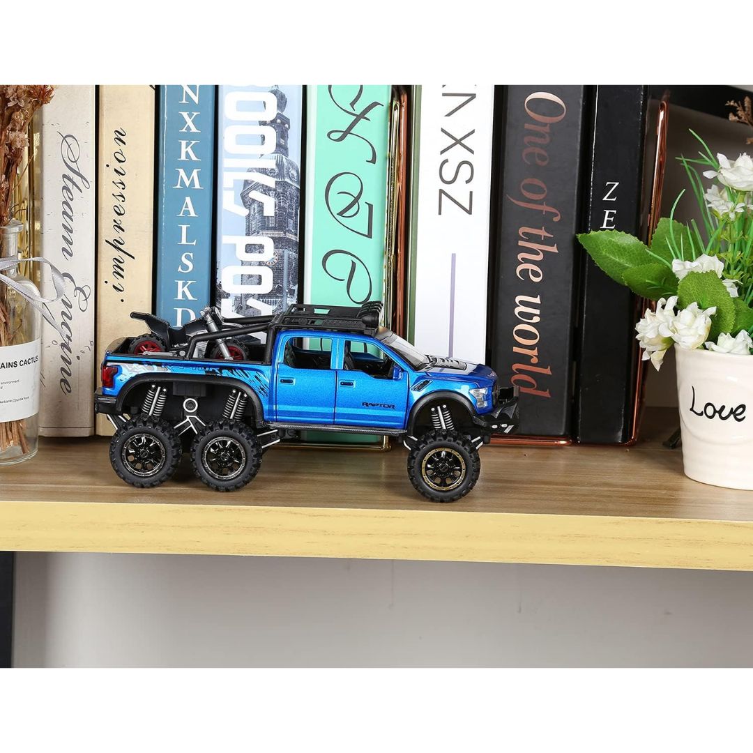 Blue 1:28 Scale Die-Cast Metal Pick-Up Truck -Lumo - India - www.superherotoystore.com