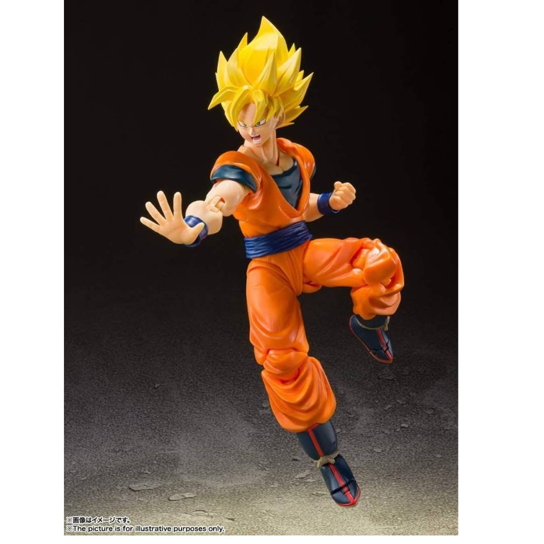 Dragon Ball Z - Super Saiyan Full Power Son Goku S.H. Figuarts figure by Bandai Tamashii Nations -Tamashii Nations - India - www.superherotoystore.com