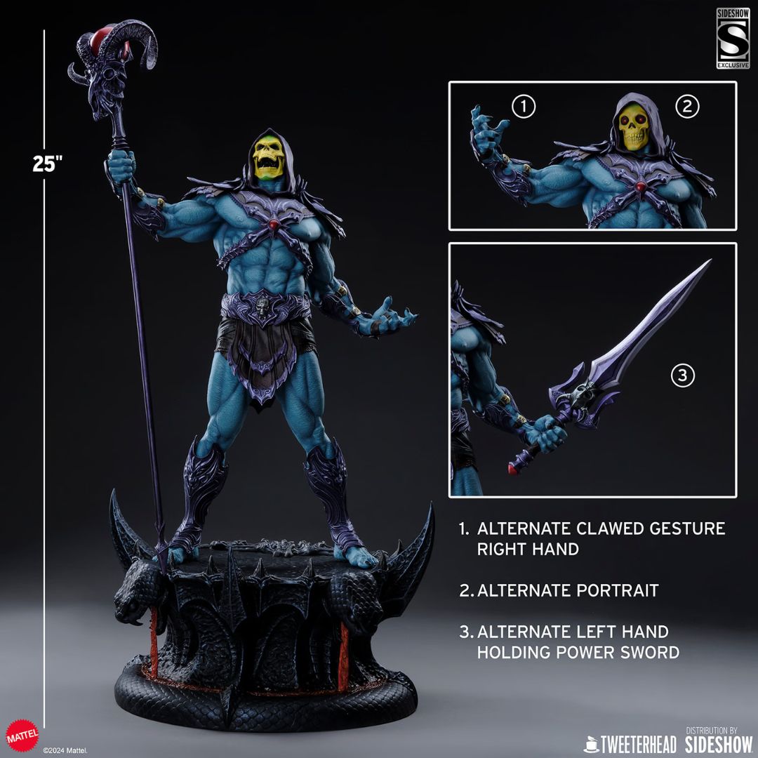 Skeletor Legends (Classic Edition Maquette) Statue By Tweeterhead -Tweeterhead - India - www.superherotoystore.com