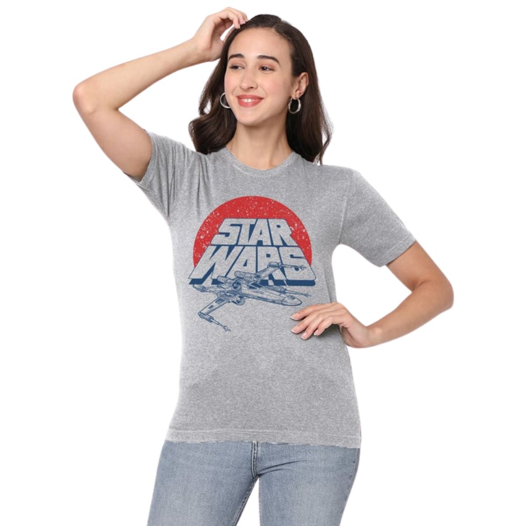 Mandalorian X Wing Starfighter T Shirt -Redwolf - India - www.superherotoystore.com