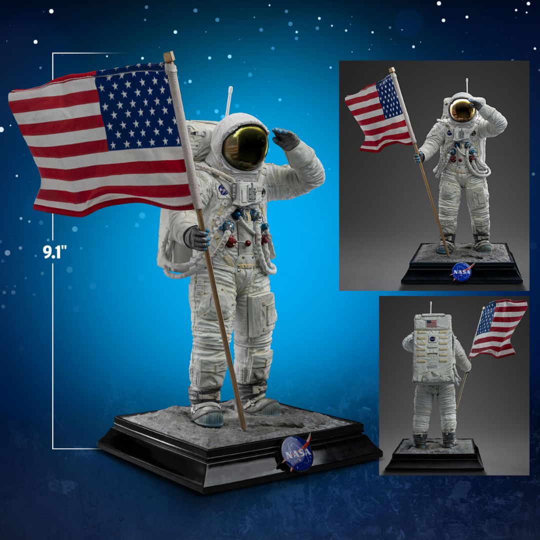 Apollo 11 Astronaut Statue By Iron Studios -Iron Studios - India - www.superherotoystore.com