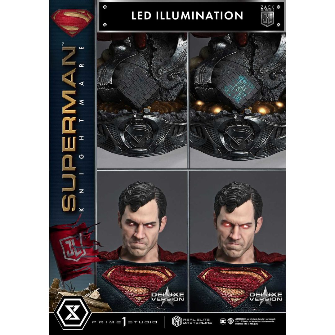 Justice League (Film) Superman Knightmare Color Edition Dx Bonus Version Statue By Prime1 Studios -Prime1 Studios - India - www.superherotoystore.com