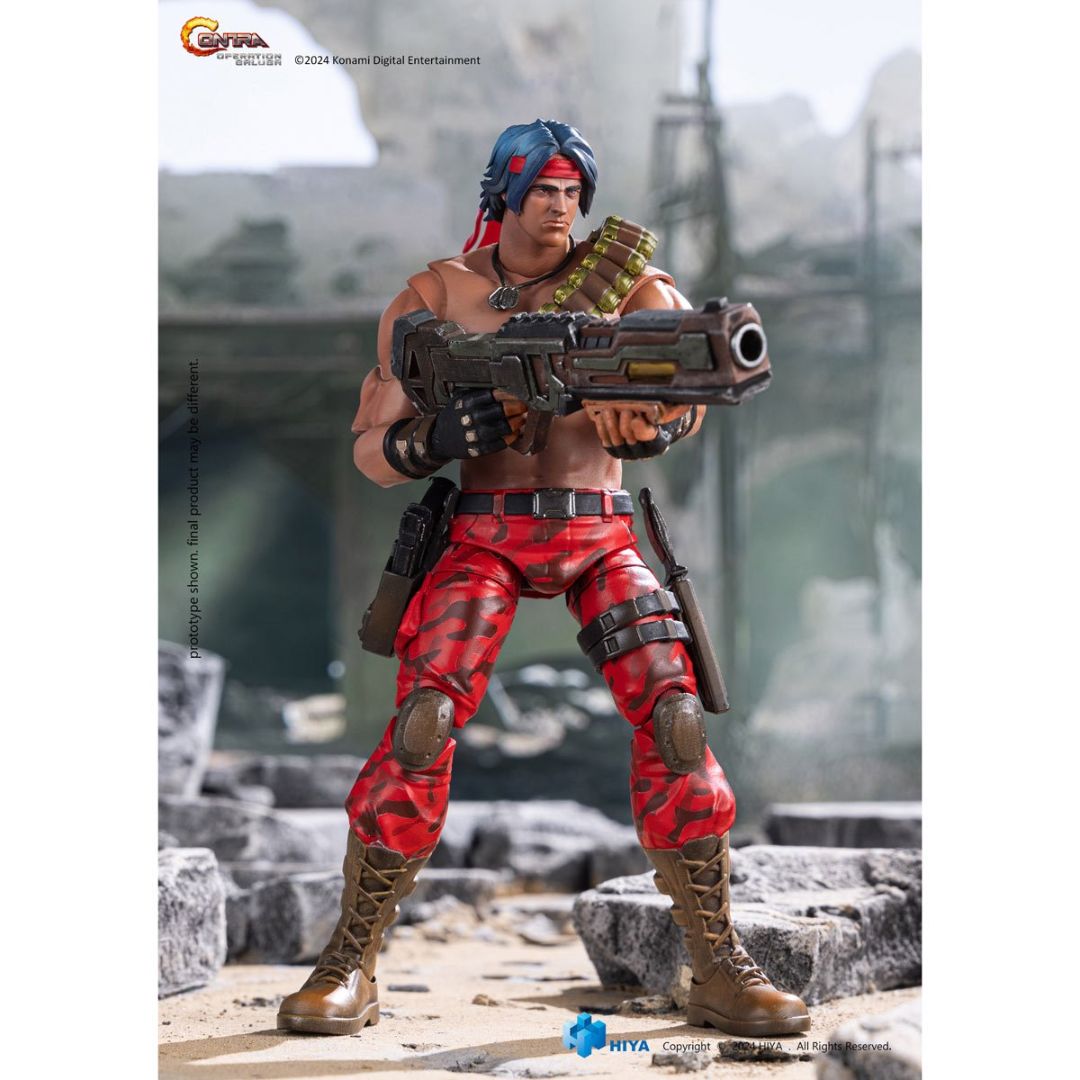 Contra: Operation Galuga Lance Bean Exquisite Action Figure By Hiya -Hiya Toys - India - www.superherotoystore.com