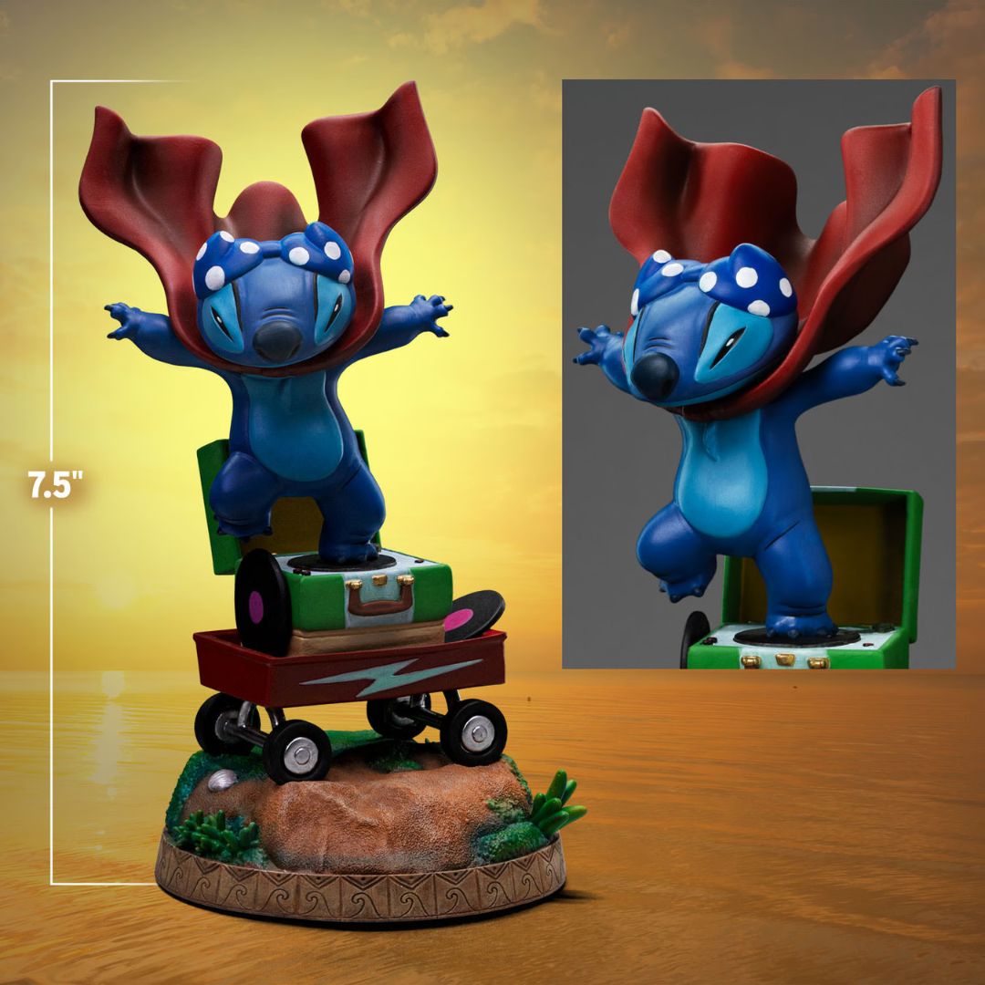 Stitch Laundry Statue By Iron Studios -Iron Studios - India - www.superherotoystore.com